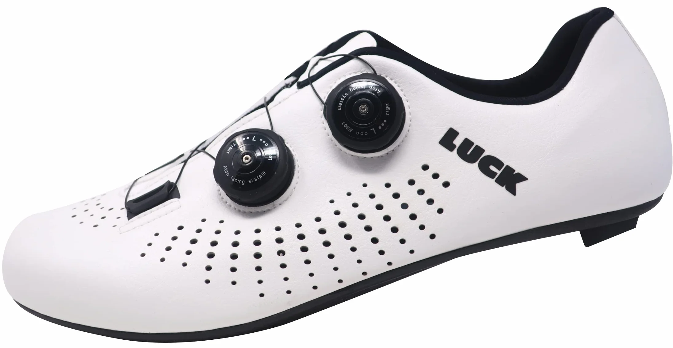 LUCK Start Horma Ancha para Carretera, con Suela de Carbono HD50, Doble Cierre rotativo, Especial para pies Anchos.