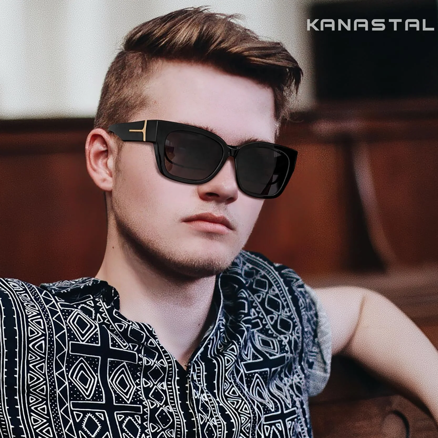 KANASTAL Gafas de Sol Polarizadas TR90 Ultraligero UV400 Mujer Hombre