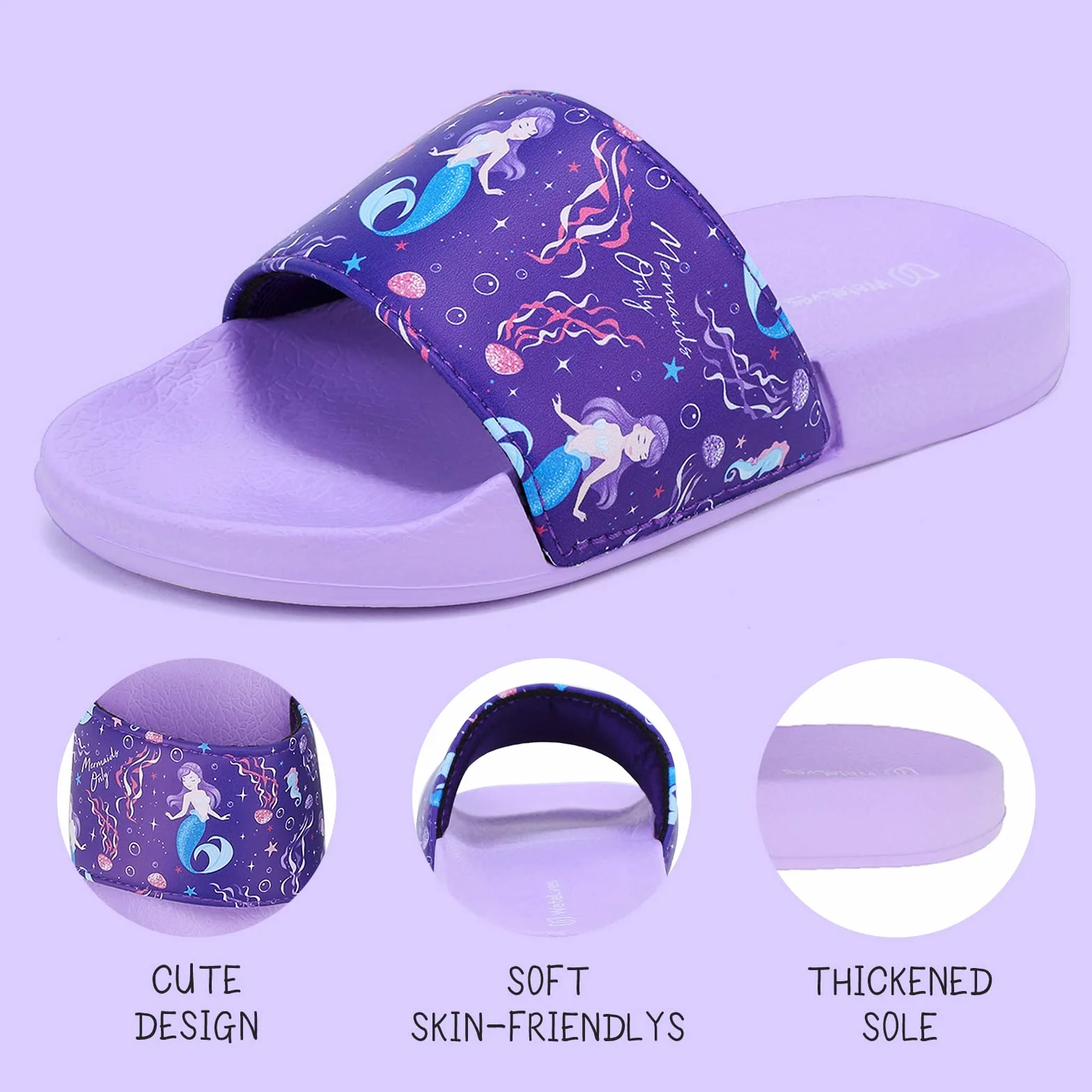 WateLves Chanclas Niña Playa Piscina Verano Zapatos Zapatillas de Ducha Niño Hogar Ligero Antideslizante Baño Sandalias