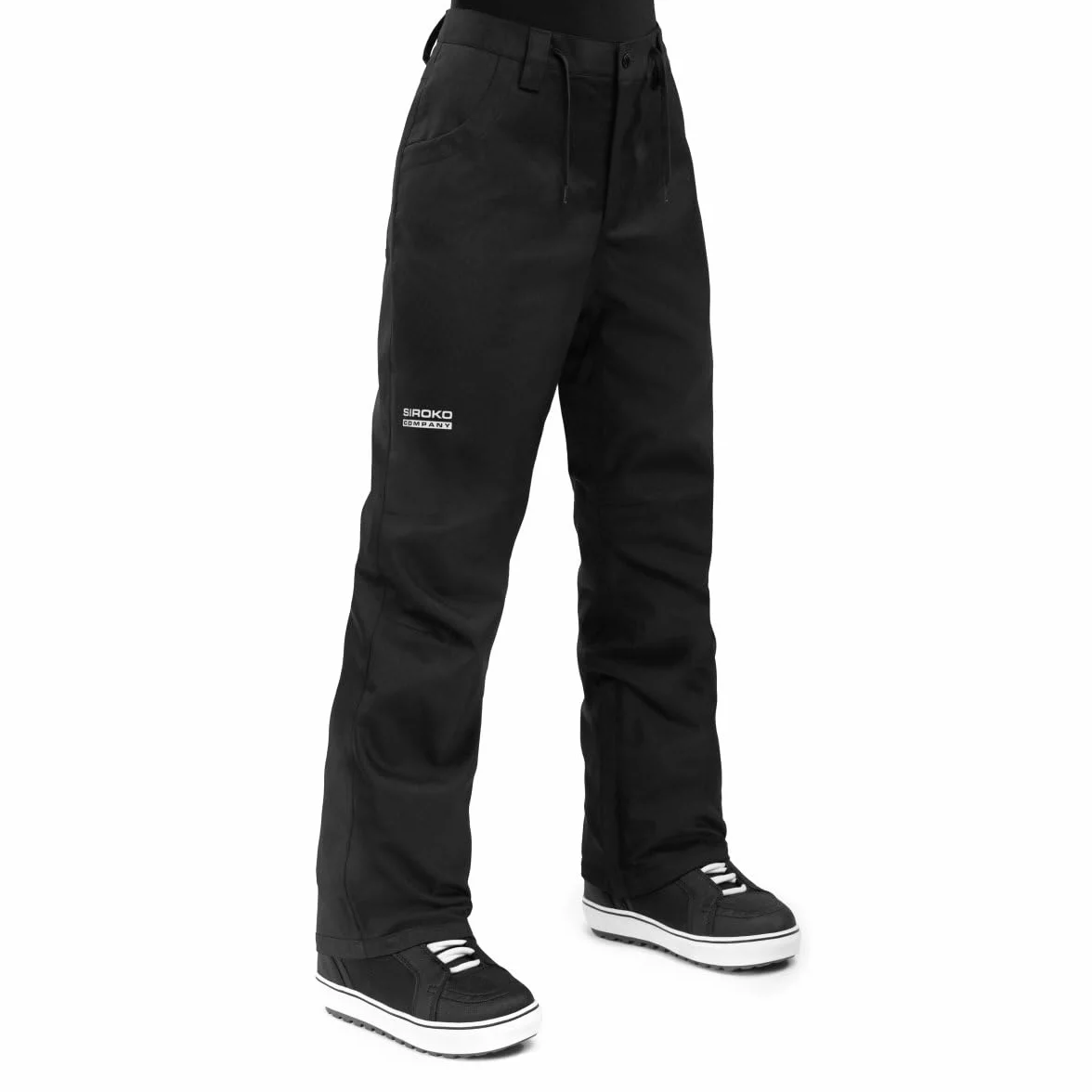 SIROKO Pantalón de Nieve Hardshell esquí y Nieve P2-W Peyto Negro