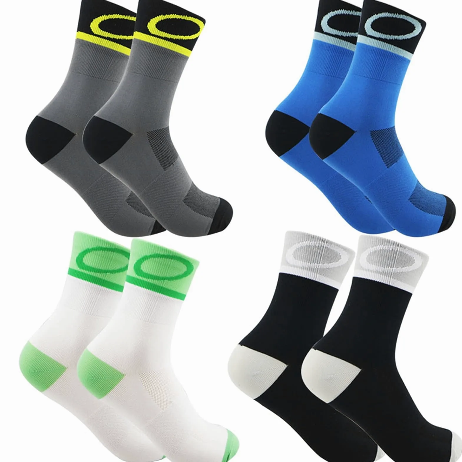 Mujeres Hombres Deporte Ciclismo Calcetines al Aire Libre Camping Senderismo Escalada Calcetines Calcetines Baloncesto Calcetines