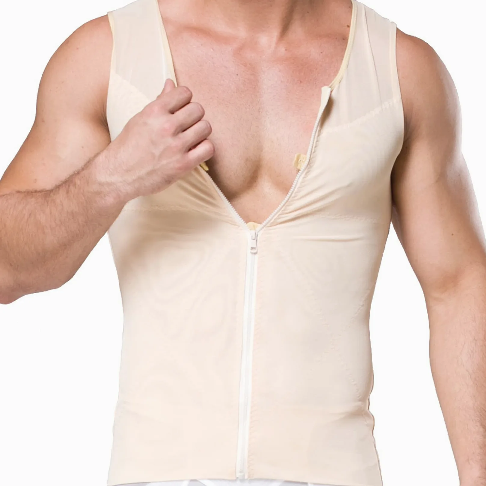 TTDGYYXW Camisa de compresión Moldeadora para Hombres, Reductor de Cintura, Chaleco Ajustado con Control de Barriga para Adelgazar el Cuerpo