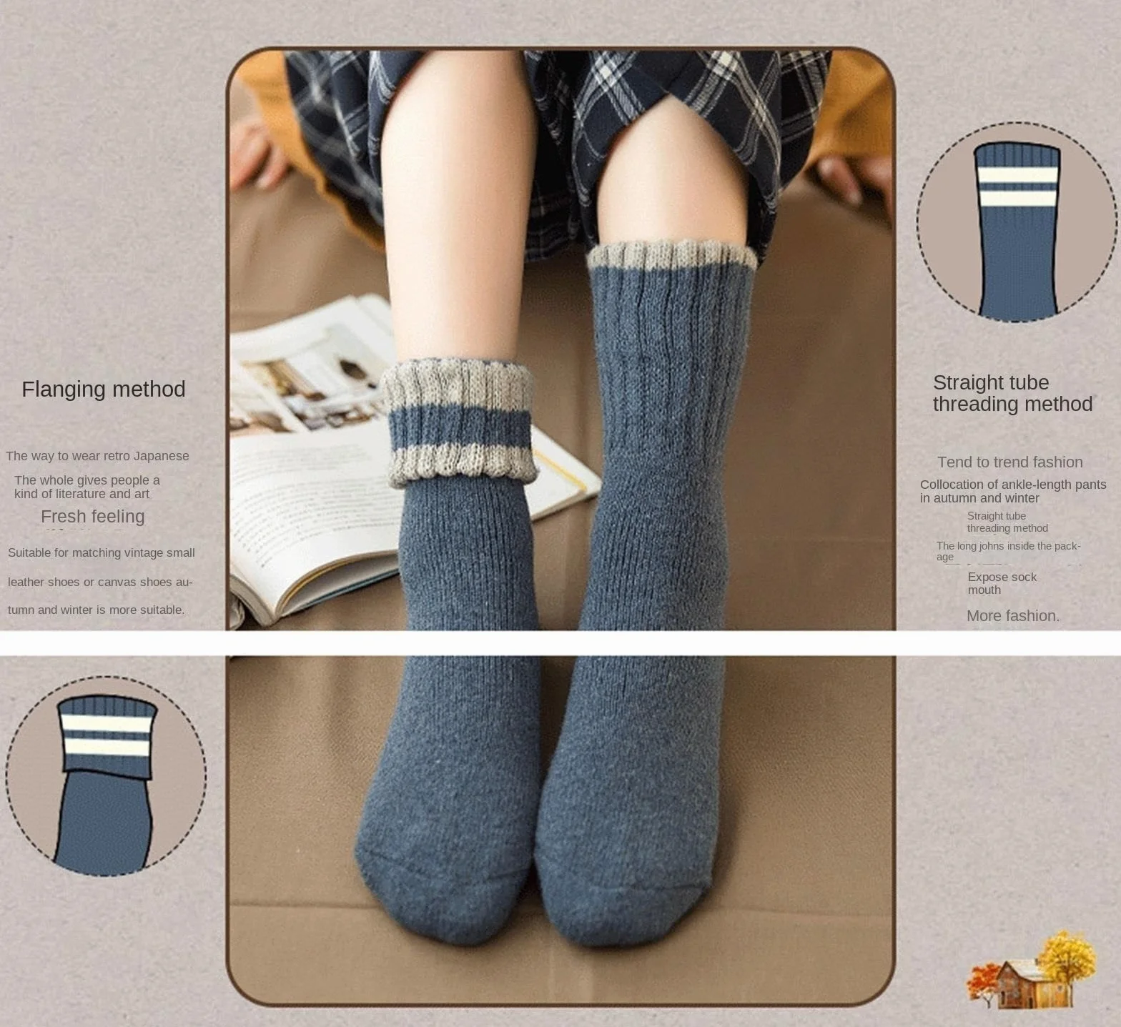 Calcetines 2 Pares De Calcetines Cálidos De Invierno For Hombres Y Mujeres, Gruesos, For Senderismo, Suaves Y Cómodos Suaves Calcetine