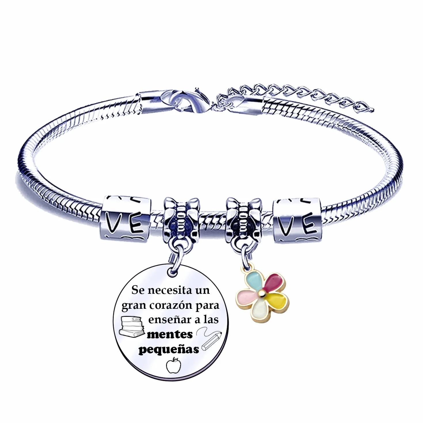 Pulsera Profesoras Regalo Grabado Maestro Graduación Cumpleaños