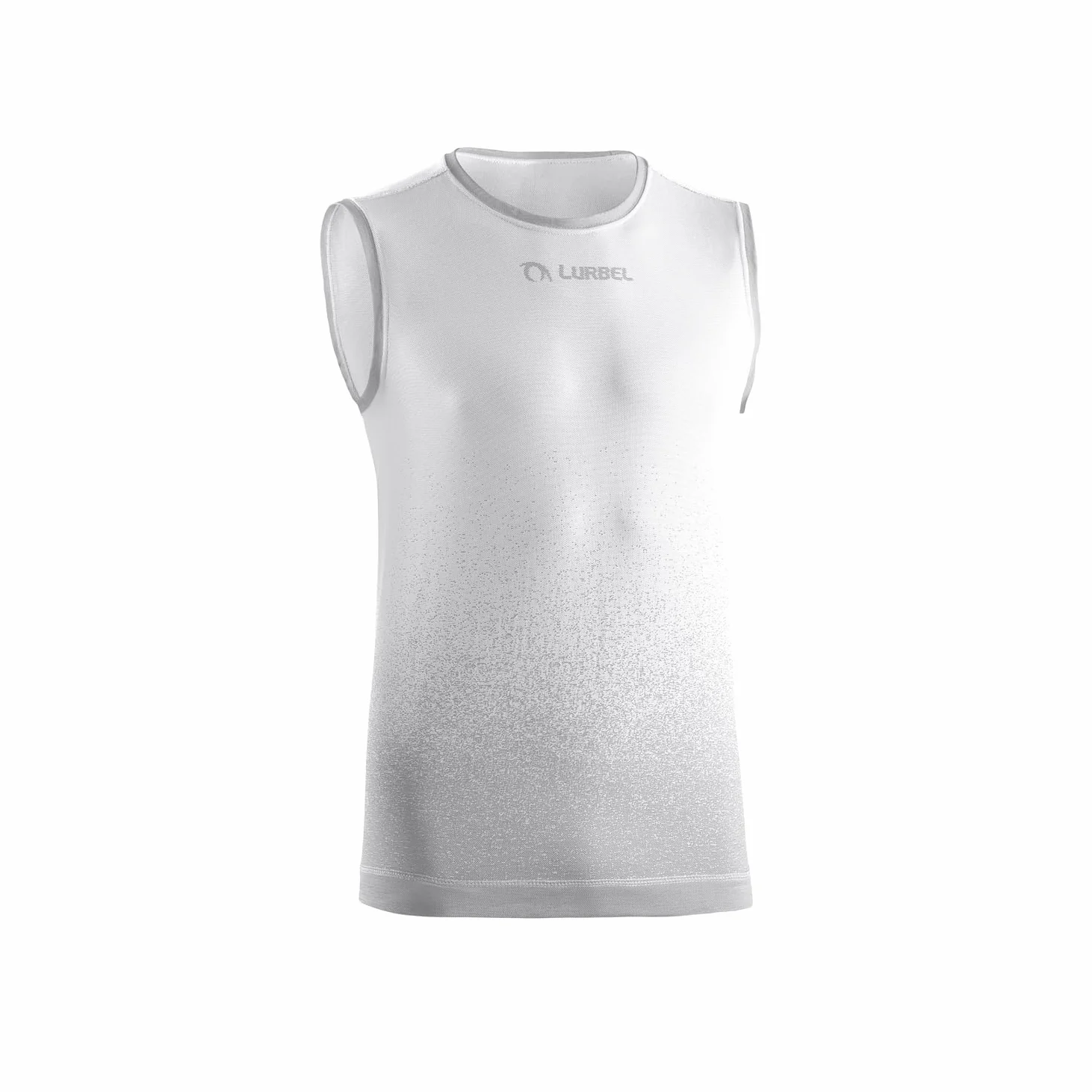 Lurbel Samba Singlet, Camiseta Transpirable, Camiseta Anti-Olor, Camiseta para Trail, Camiseta sin Mangas, Camiseta de Hombre. (XL - Gris Hielo)