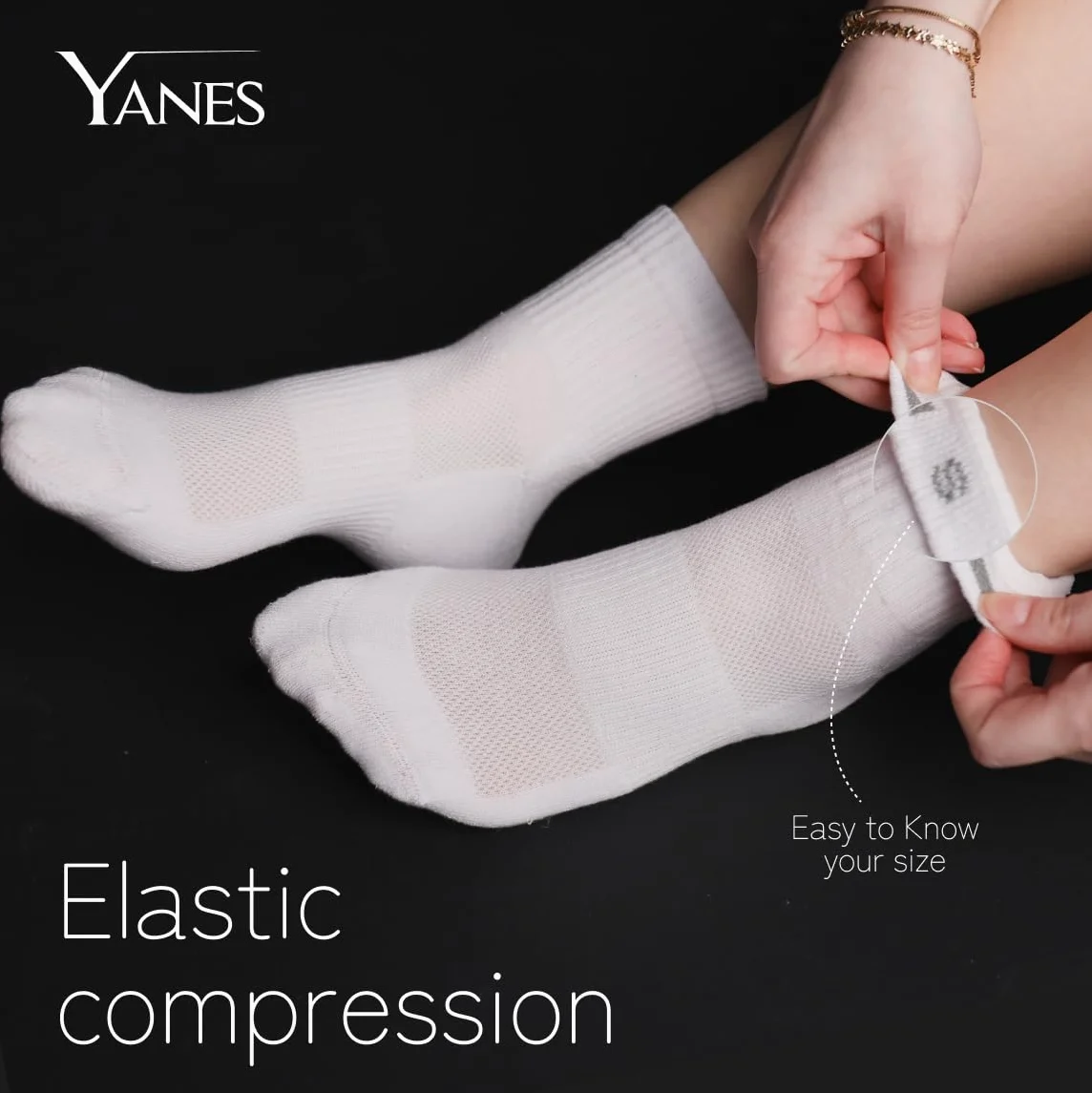YANES Calcetines tobilleros unisex para correr, senderismo, gimnasio y deportes, calcetines para hombres y mujeres, paquete de 6