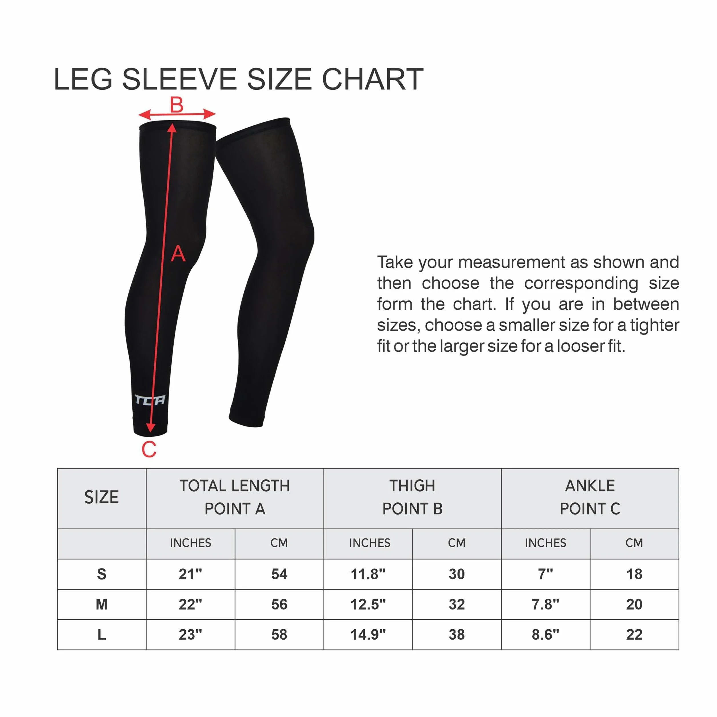 TCA Manga UPF 50 +, Anti-Llip, Calentadores de piernas todo el año para hombres y mujeres para ciclismo, correr, caminar, baloncesto - Manga de compresión completa para piernas.