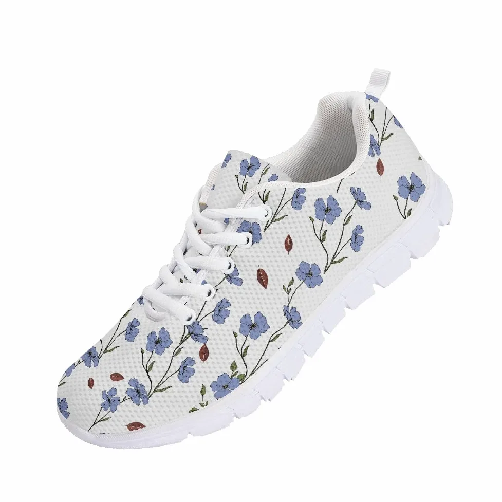 Amzbeauty Zapatos de correr de malla con diseño de Hawaii para hombre, para hombre, informales, para caminar, 6-13UK, flor, 47 EU