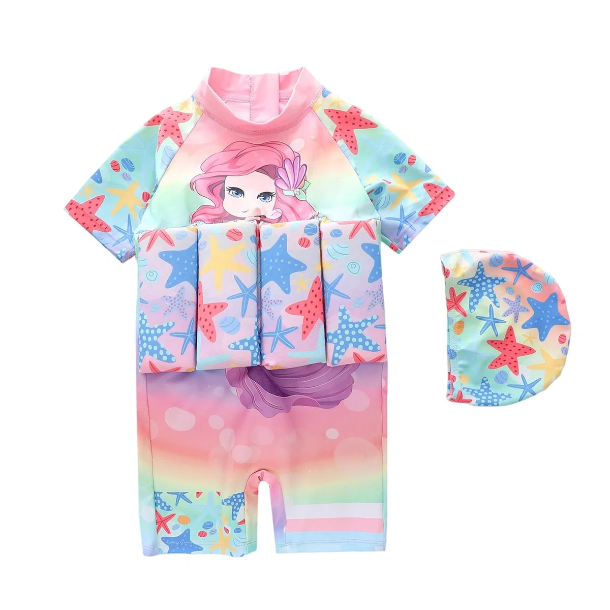 Generisch Bañador deportivo para niños, niños y niñas, traje de baño de surf (48 años)
