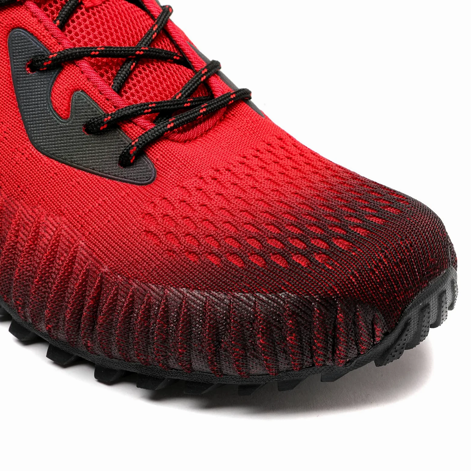 Kricely Zapatillas Trail Hombre Antideslizante Senderismo Rojo 44.5 | Transpirable y ligero, suela de goma antidesgaste, apto para montaña, caminatas, trail running y uso exterior diario