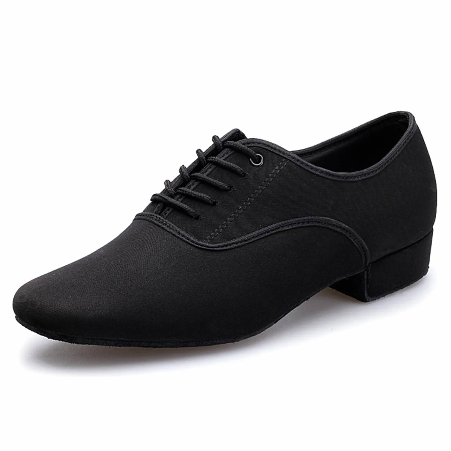 Zapatos De Baile Hombre Tacón Bajo para Salón De Baile Tango Vals Cuero para Interiores