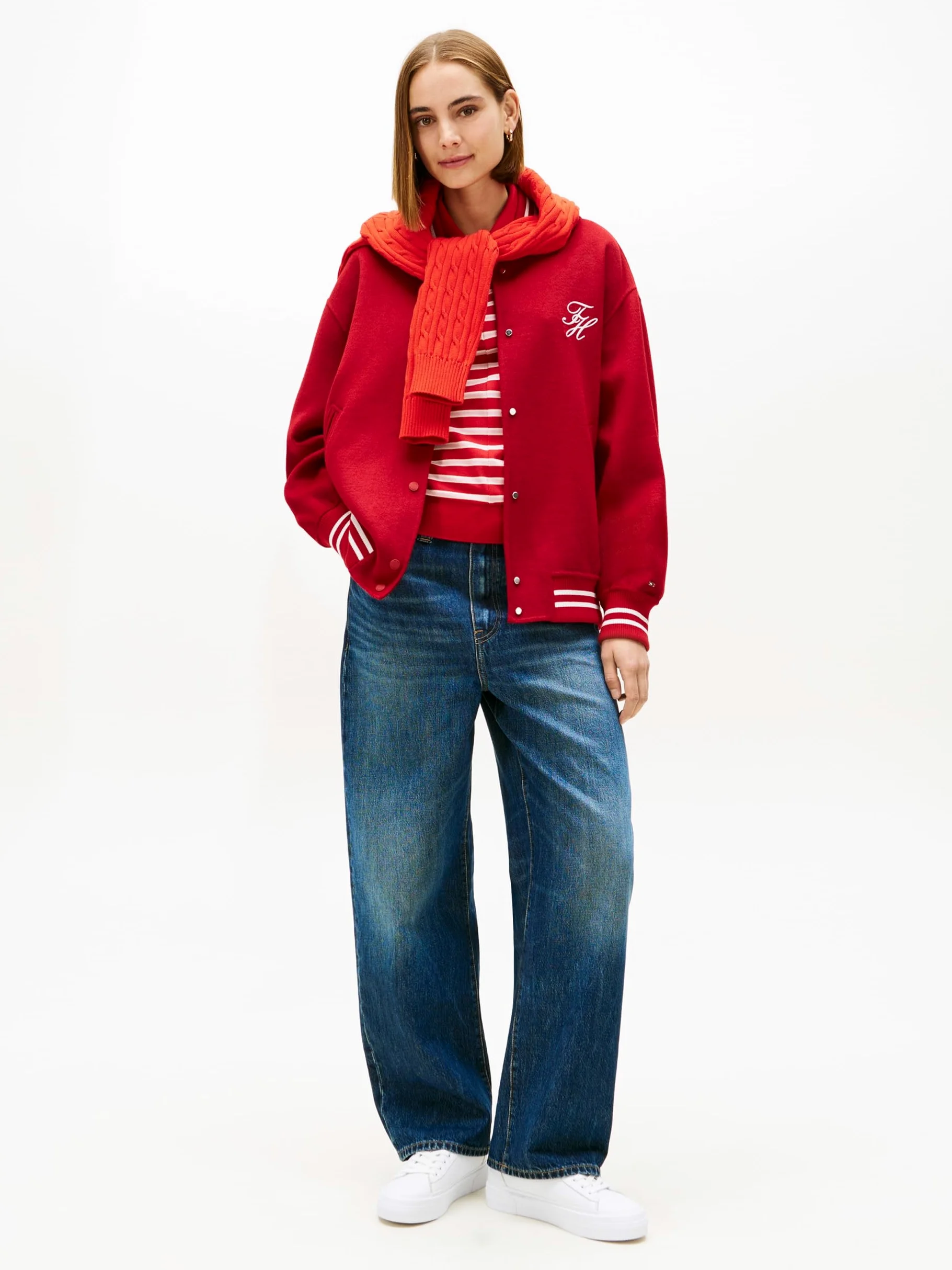 Tommy Hilfiger Adaptive TH Platform Sneaker Tumbled LTR Fw0fw09018 Parte Superior bajaMujer