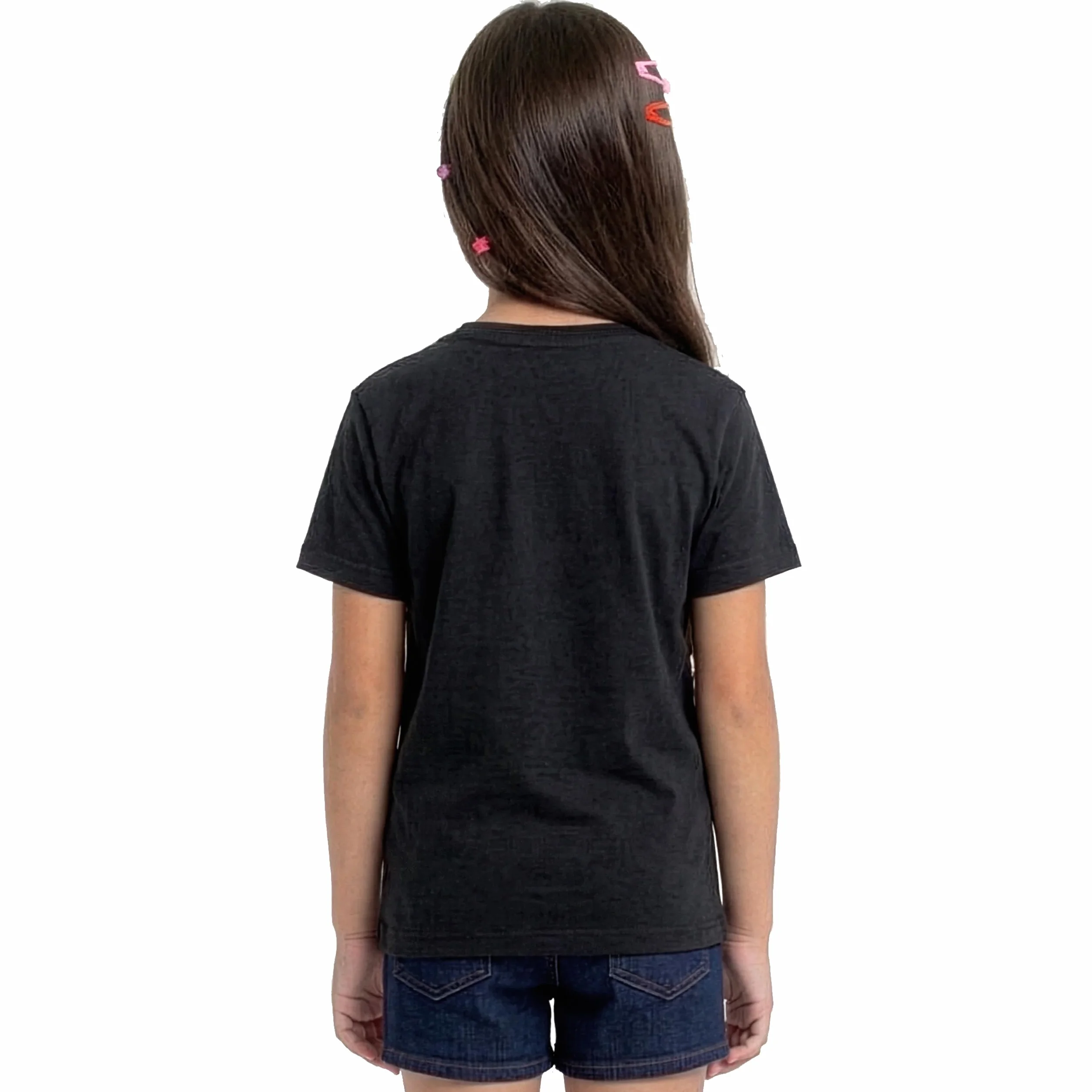 KPop Demon Hunters Camiseta Niña, Camiseta KPOP Niña con Motivo De Huntrix, Top Niña Manga Corta para El Verano