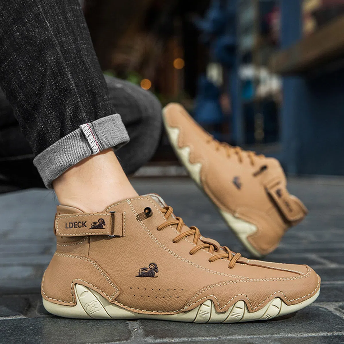Zapatillas de Deporte Hombre Zapatos de Cordones al Aire Libre Slip-on Sneakers Trekking Tenis Malla Transpirables Vestir Zapatillas Caminar Bambas Gimnasio para Todas Las Estaciones