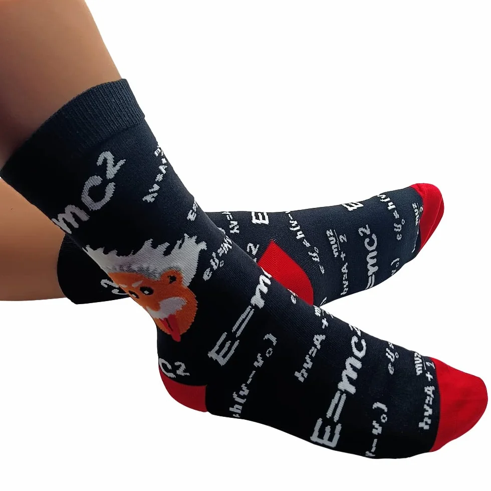 FGFD&OU Calcetines Divertidos Originales Unisexo de Algodón Para Hombre y Mujer - Fantasía Matemáticas, Regalo Para Navidad