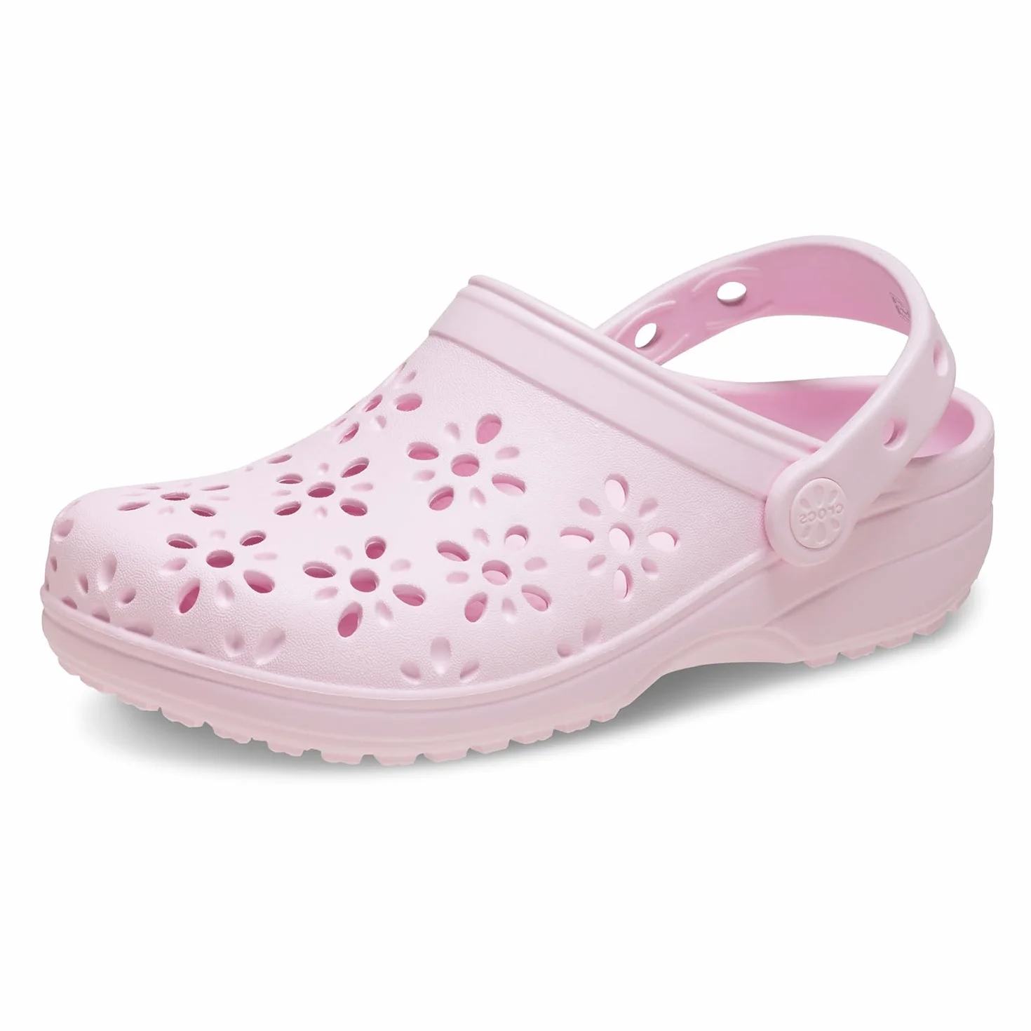 Crocs Classic Floral Cut out Clog K Zuecos niños