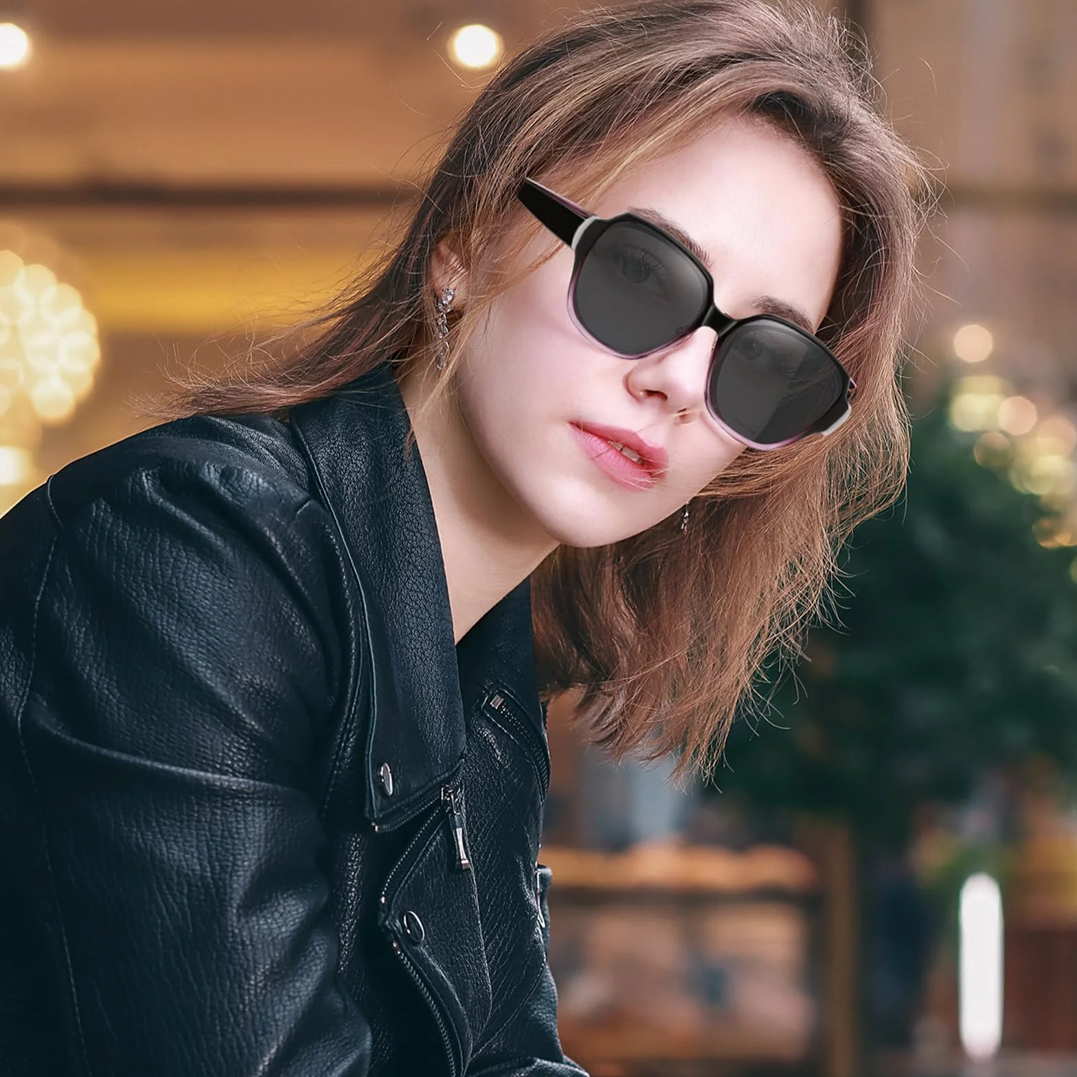 Gafas de Sol Polarizadas para Mujer Hombre Protección UV 2Pcs