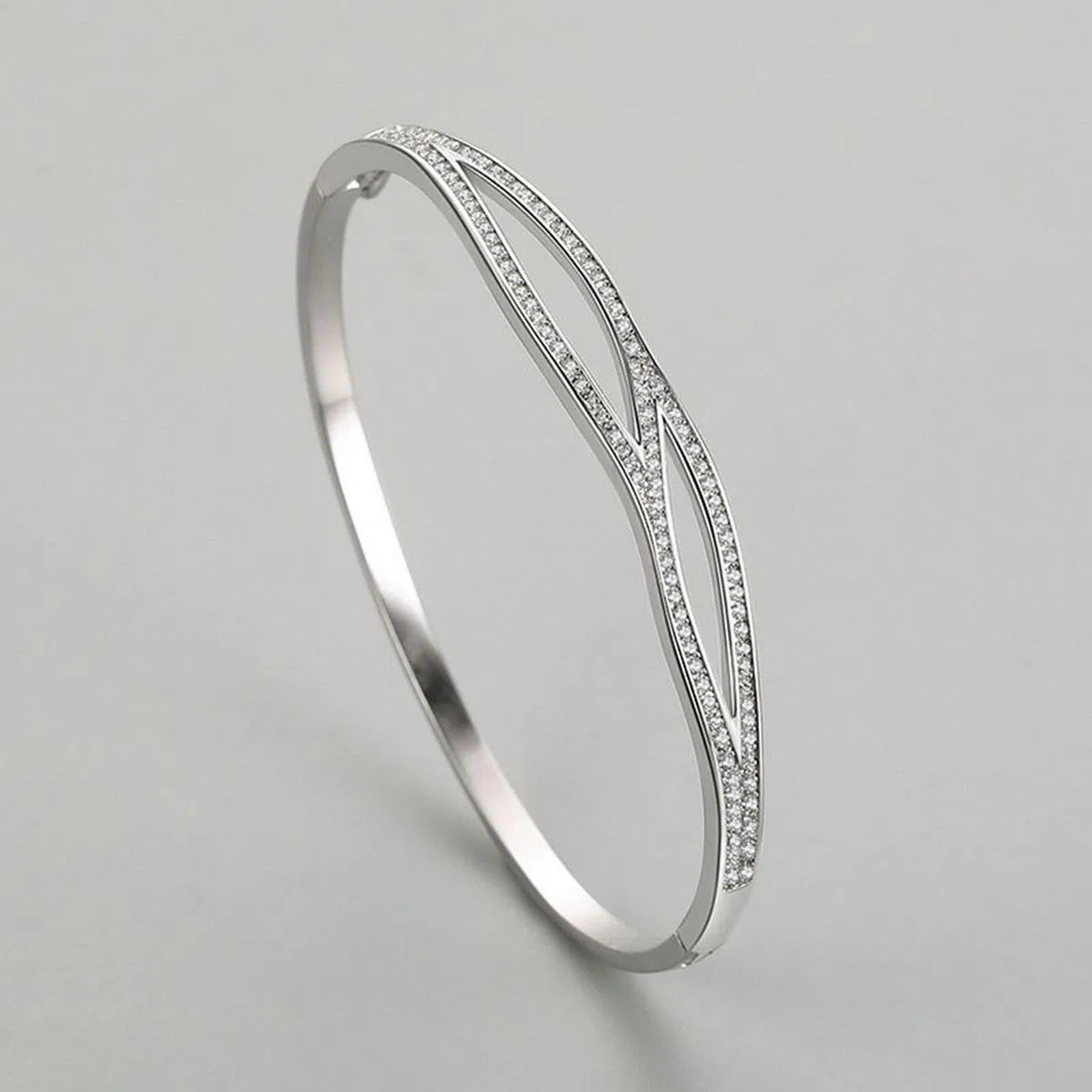 Pulsera de madre e hija, pulseras para mujer, cruz de doble capa con moissanita redonda, oro blanco y platino 950