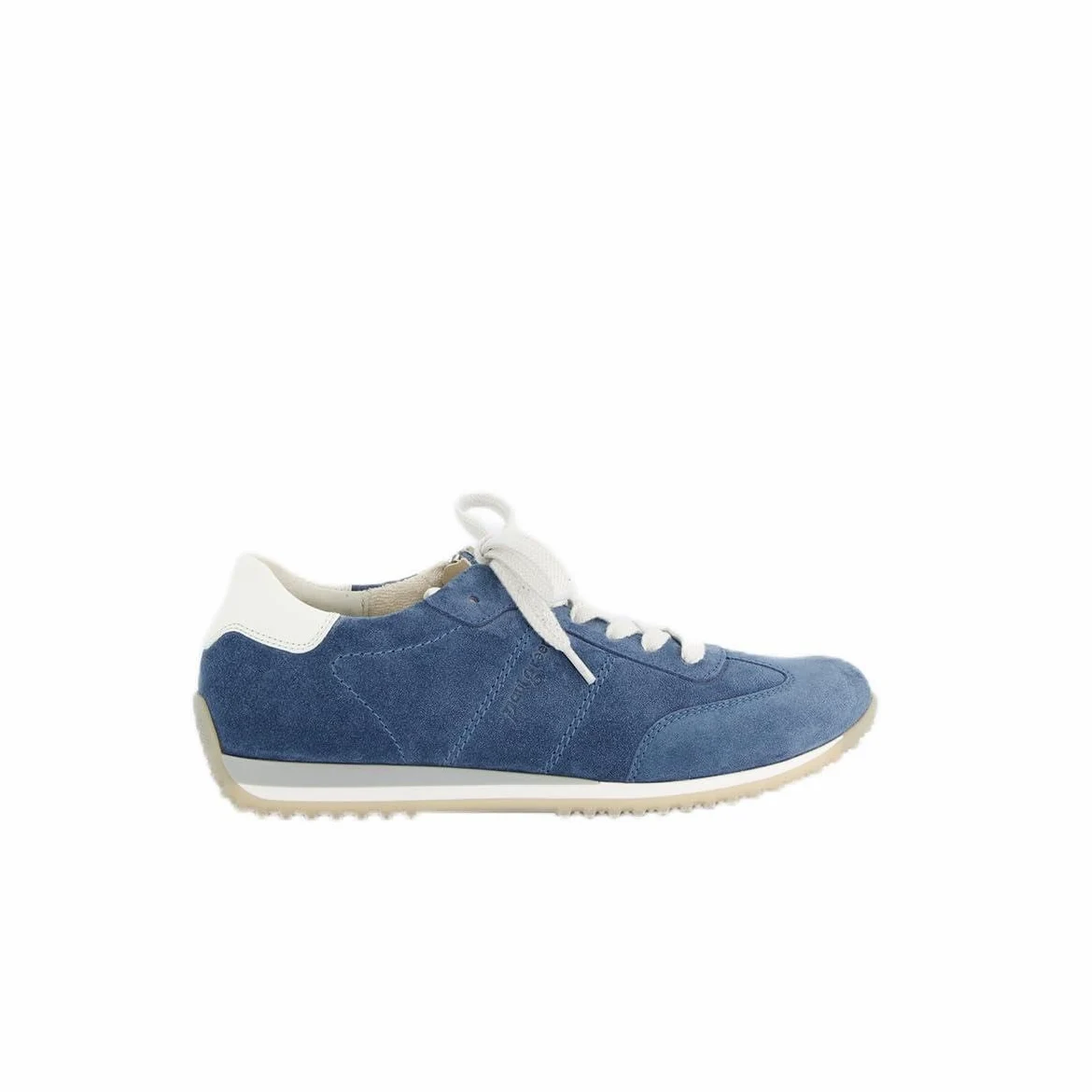 Paul Green Zapatilla 5300-047 de piel rugosa, azul, mujer
