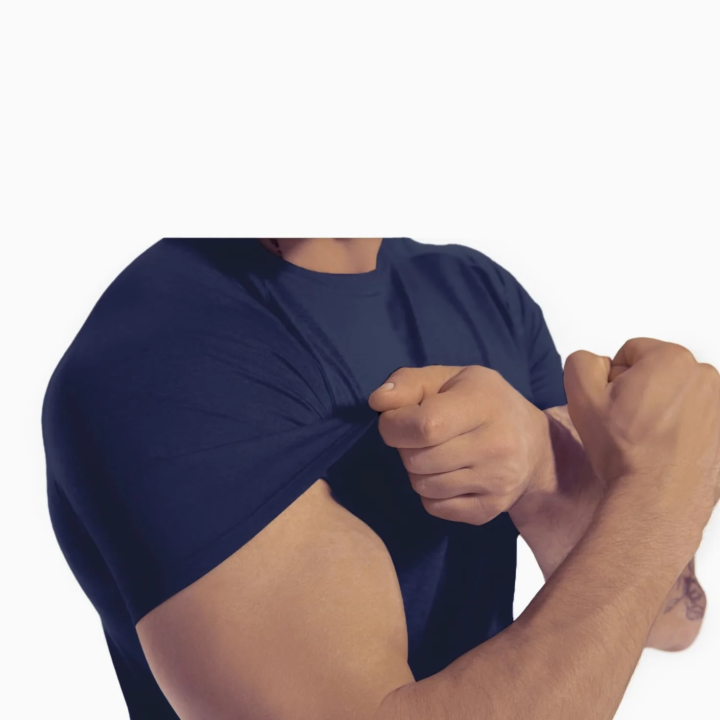Camiseta de Manga Corta para Hombre, Ajuste seco, para Entrenamiento, Gimnasio, Absorbe la Humedad, Rendimiento atlético, para Correr, Paquete de 3 Unidades