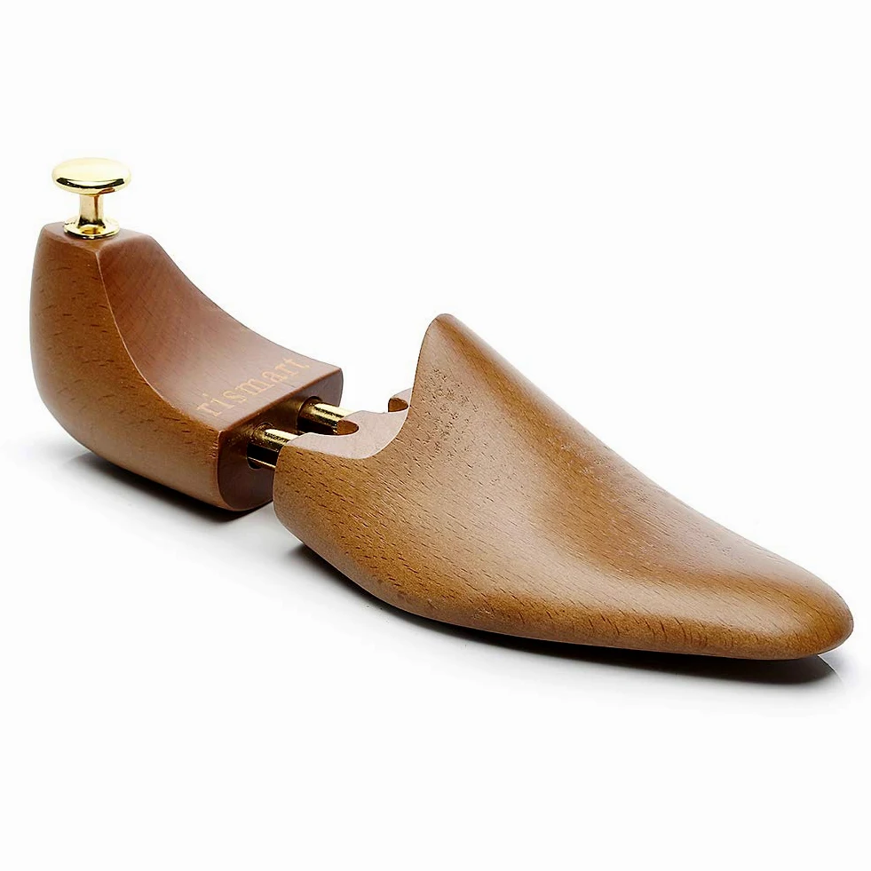 rismart Madera de haya Horma de Zapatos, Zapatos sin arrugas Moldeador para cuidar tu calzado