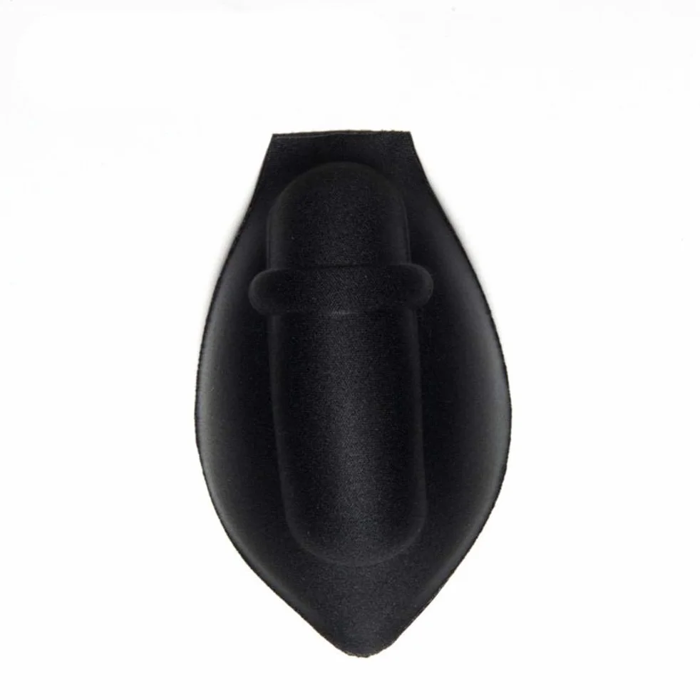 HAOXU Calzoncillos sexis con almohadilla de esponja copa mejoradora ropa interior acolchada para traje de baño Negro