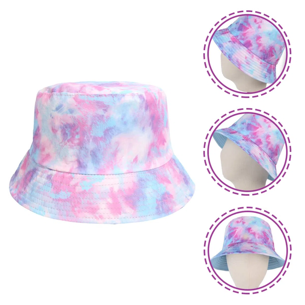 CALLARON 2piezas Sombrero De Pescador Doble Cara Protección UV Sombrero para Mujeres para Actividades y Excursiones Diseño y