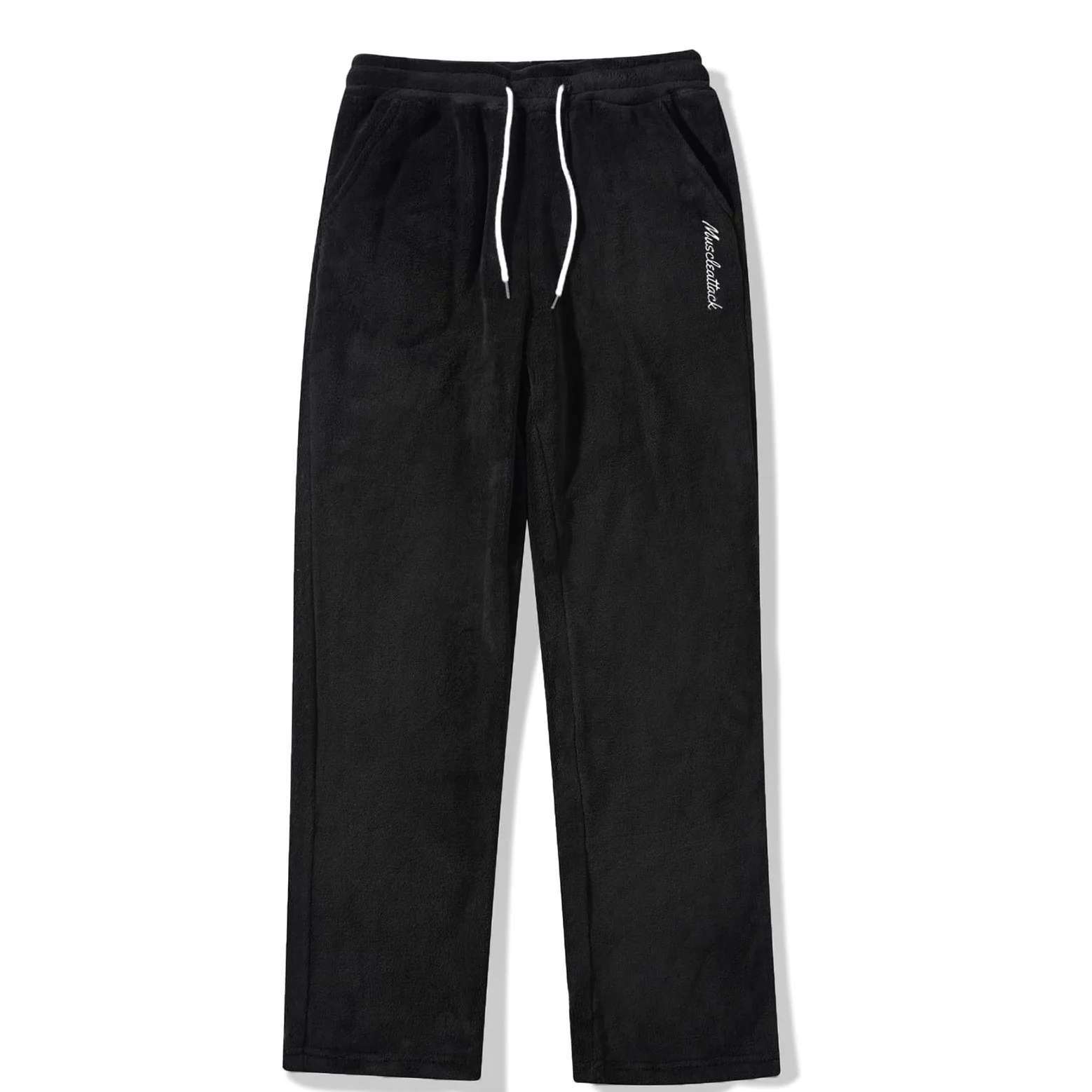 Pijama para hombre, pijama de invierno para Navidad, forro polar, pijama con capucha, de invierno, manga larga, mullido, suelto, de franela