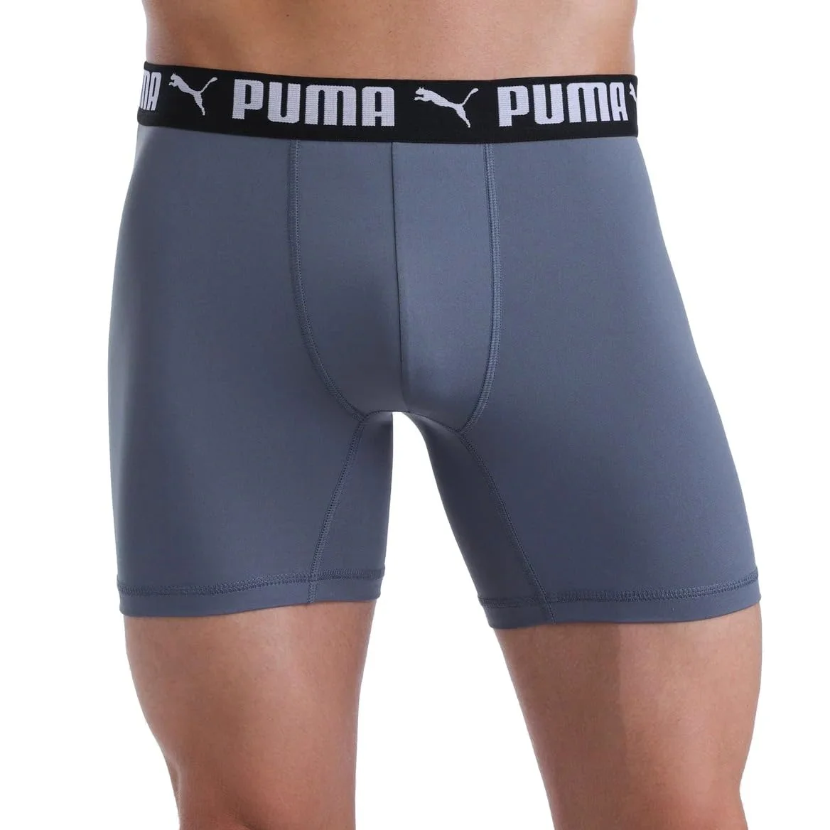 Puma Calzoncillos Tipo bóxer de Microfibra para Hombre, Paquete de 5