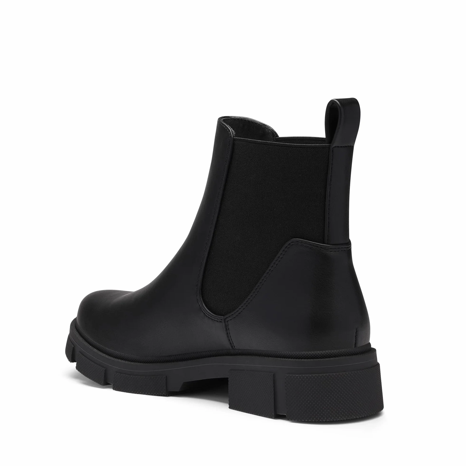 DREAM PAIRS Botas Tacón Grueso Mujer | Upper PU mate, suela TPR gruesa, agarre antideslizante, forro jersey transpirable.