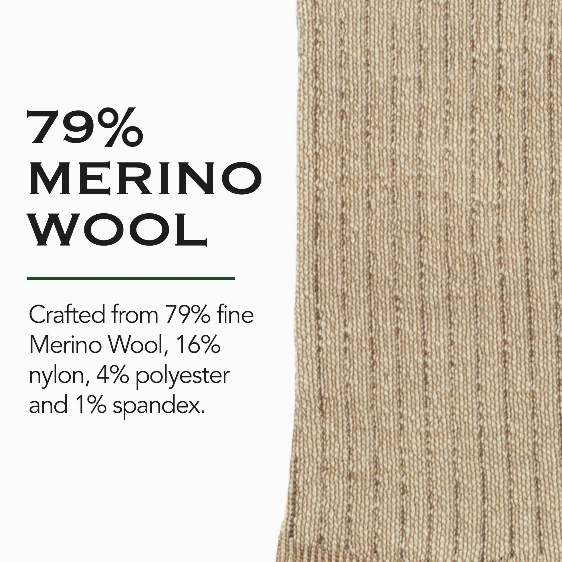 Woolrich Calcetines de lana merino, paquete de 2 – Calcetines de senderismo resistentes para hombre (10 millas de senderismo)