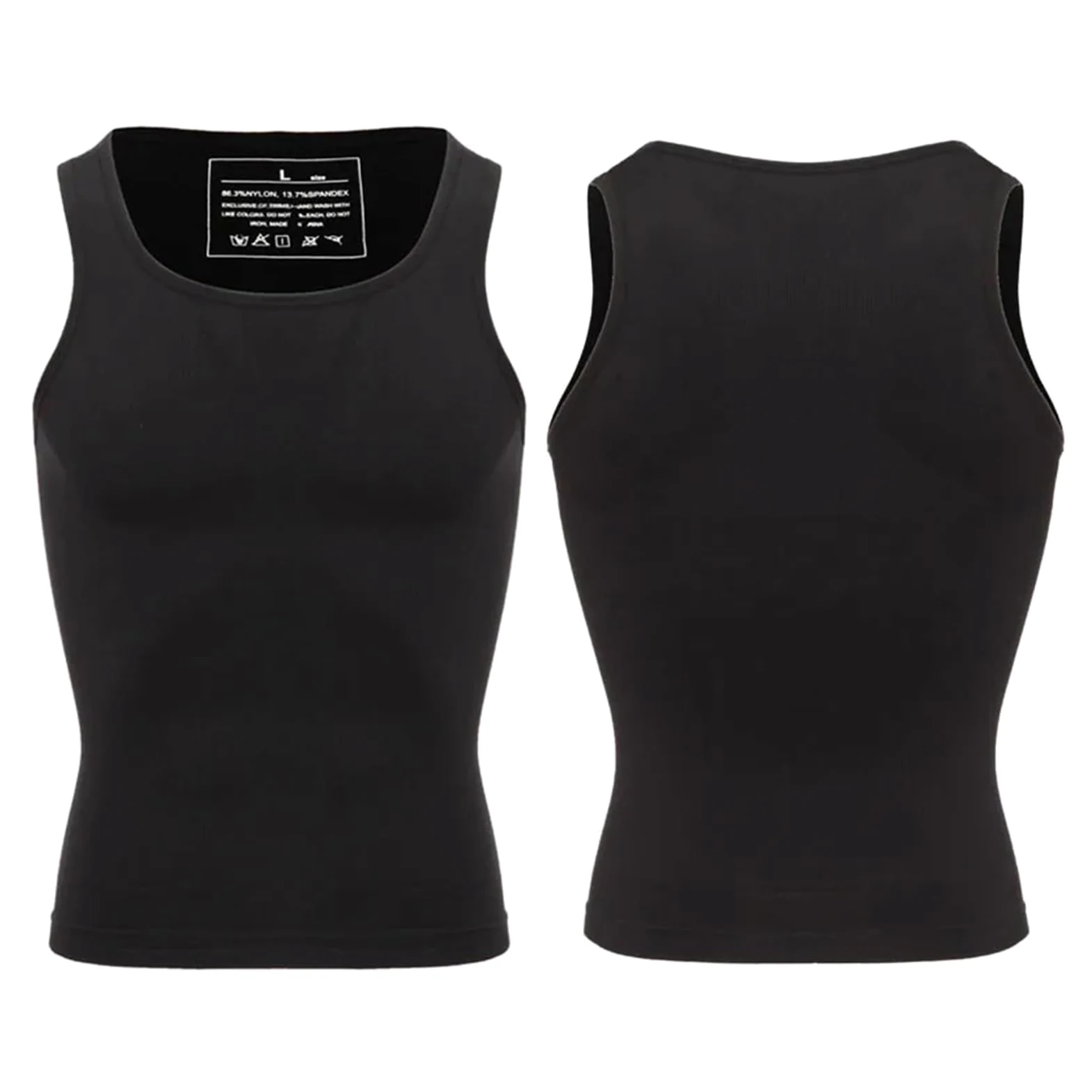 Faja Reductora de Abdomen para Hombre, Camiseta de compresión para el Pecho, Faja Moldeadora de Abdomen, Chaleco Adelgazante, corsé de Entrenamiento de Cintura para Hombre.