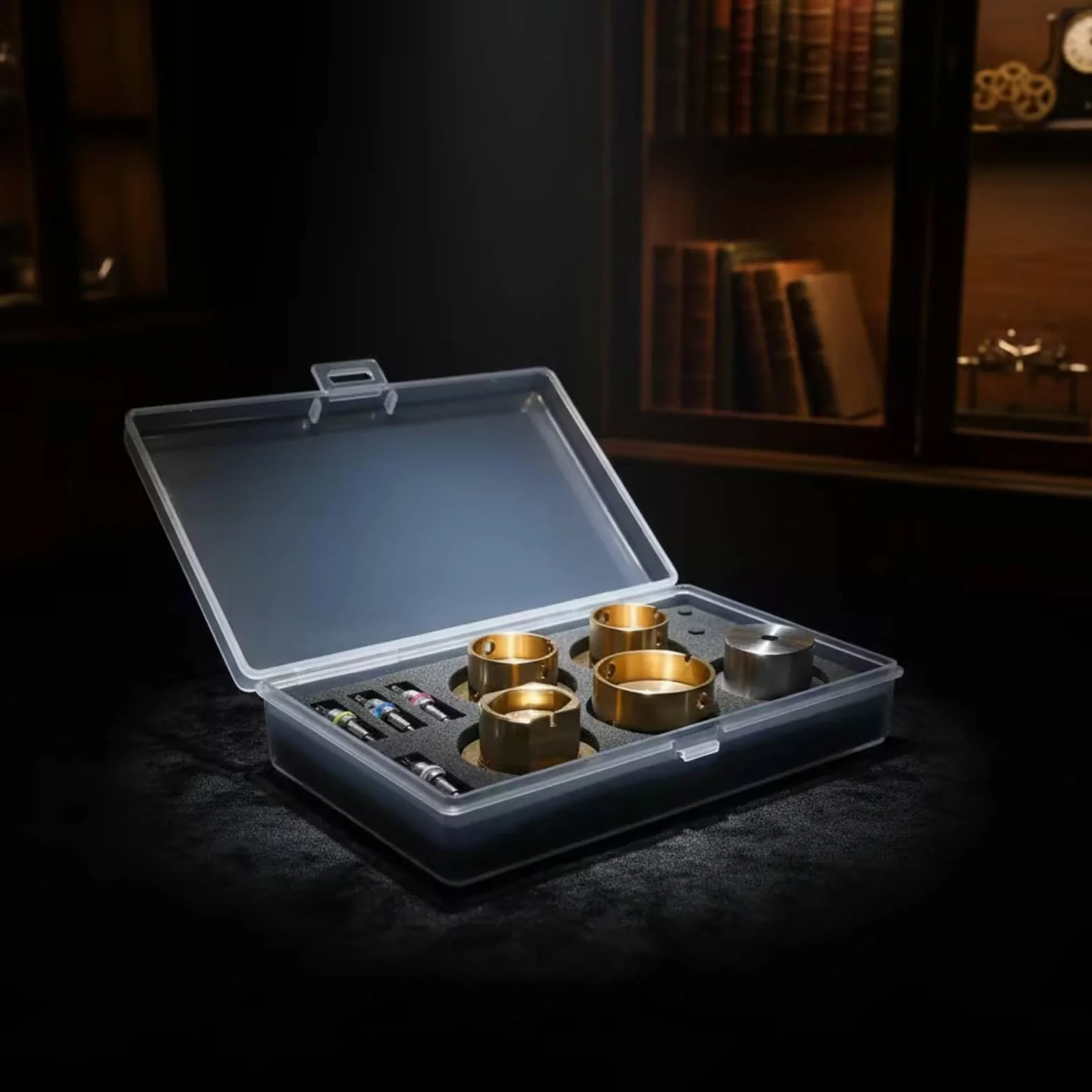 Herramienta Reparación Relojes con Estuche Profesional Kit Herramientas Reloj Preciso Kit Reloj para Relojeros, Aficionados