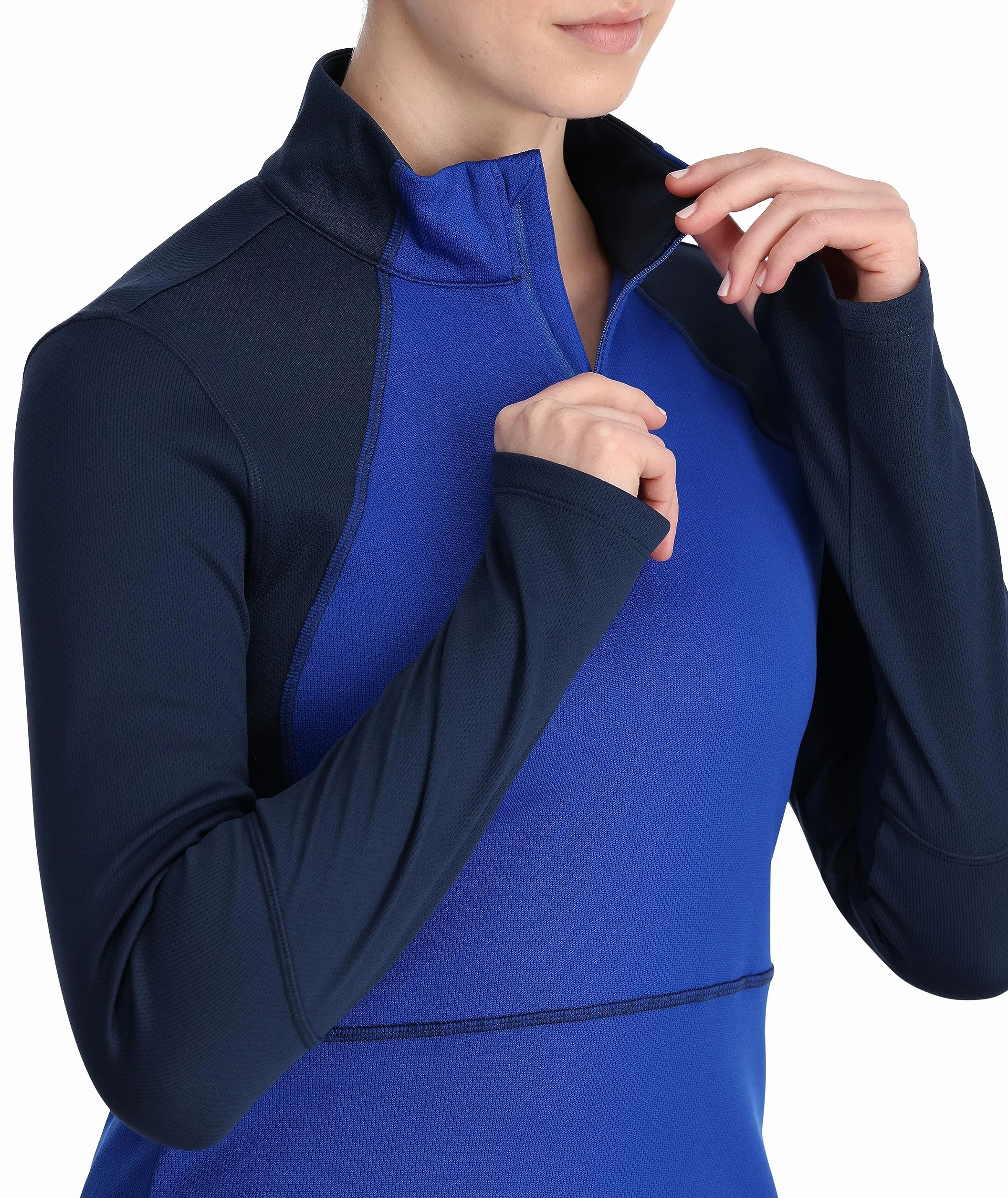 Spyder Charger 1/2 Zip Camiseta de Senderismo Mujer