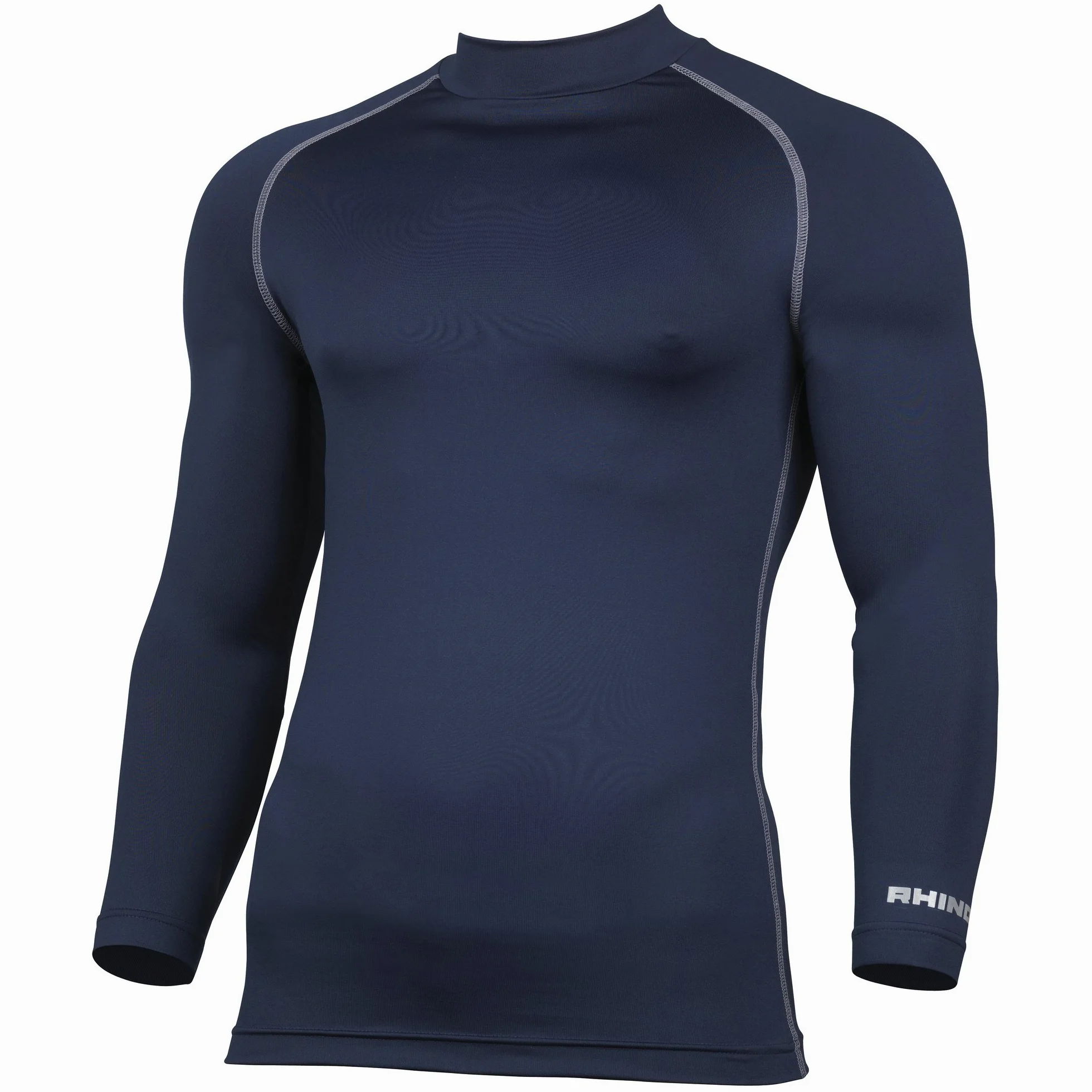 Rhino - Top térmico capa interior manga larga hombre caballero (2XL/Verde)