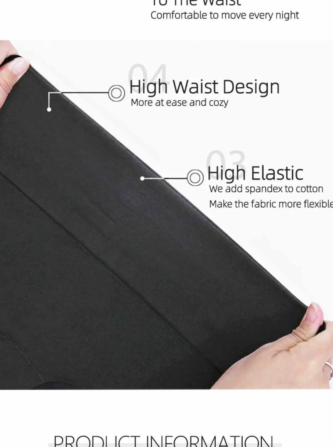 Bragas Mujer 2/4 Uds Pantalones fisiológicos para Mujer Pantalones de tía a Prueba de Fugas para el período Menstrual Calzoncillos Transpirables de Cintura Alta de algodón Puro para Mujer