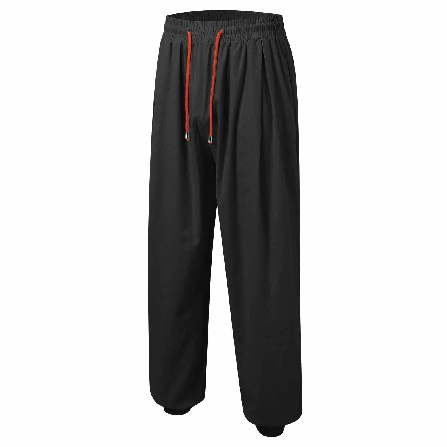 Pantalones harén para hombre hippie urbanos holgados de pierna ancha yoga joggy deporte cómodos