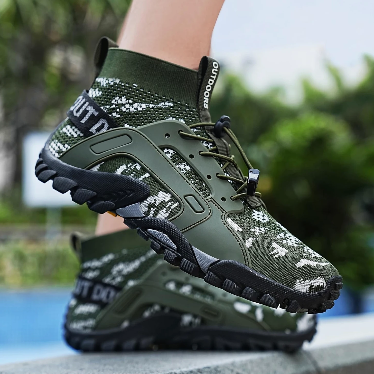 VTASQ Zapatillas de Trekking Hombre Zapatillas Trail Running Antideslizantes Zapatos de Senderismo AL Aire Libre Botas de montaña para Mujer Deportes Zapatillas Correr Sneaker