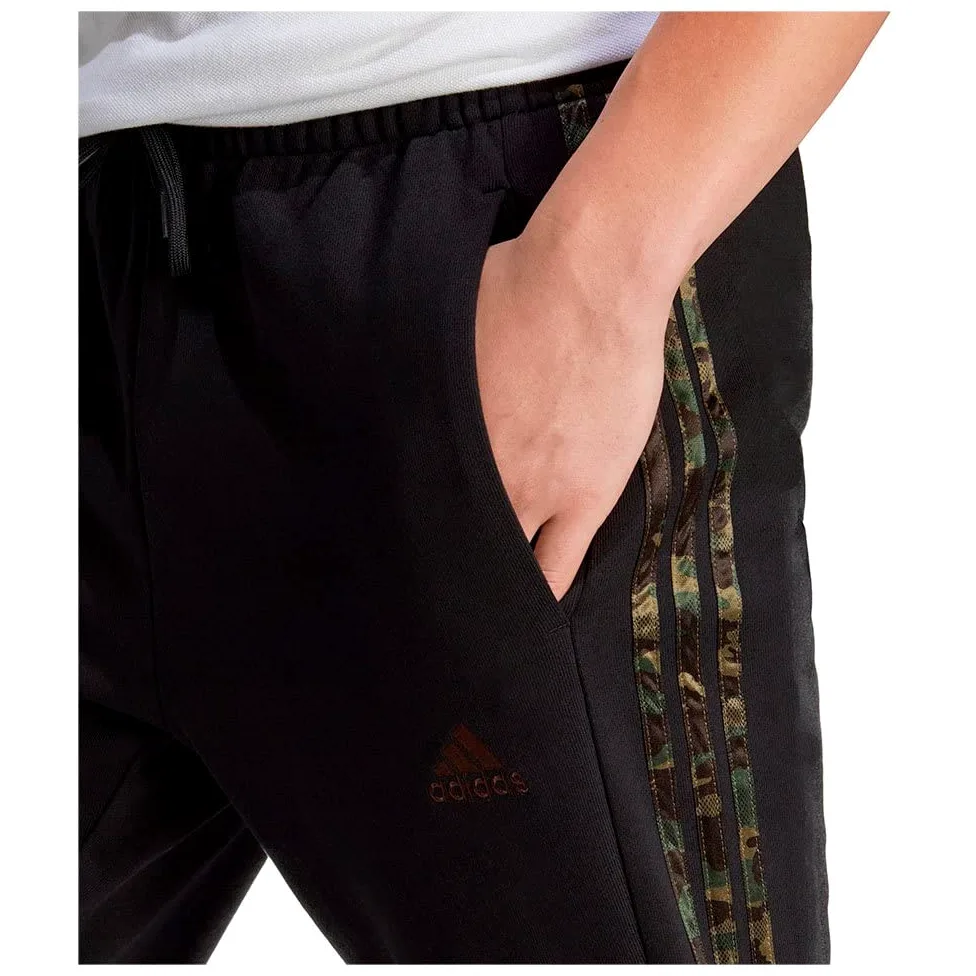Adidas Essentials Single Jersey Tapered Elasticized Cuff Logo Pants - Pants Hombre