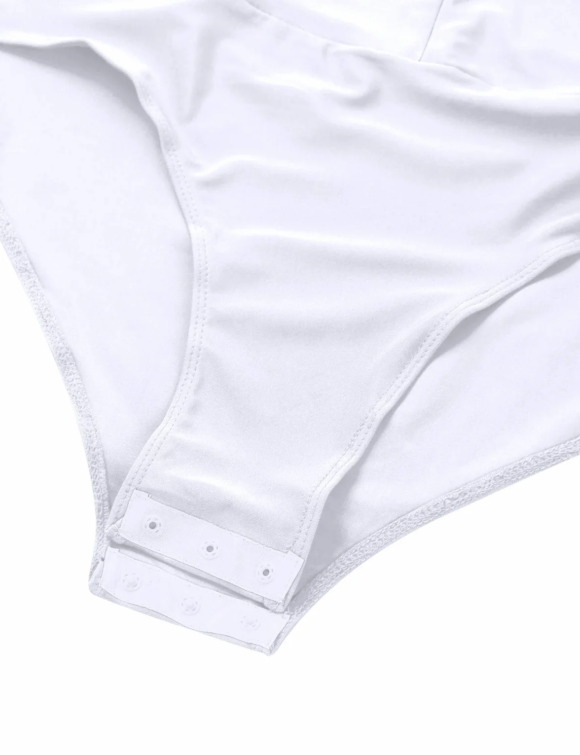 Hombre Camisa de Danza Latina Tango Body Baile Manga Larga Escote Cuello en V Diamantes Brillante Traje de Bailarina