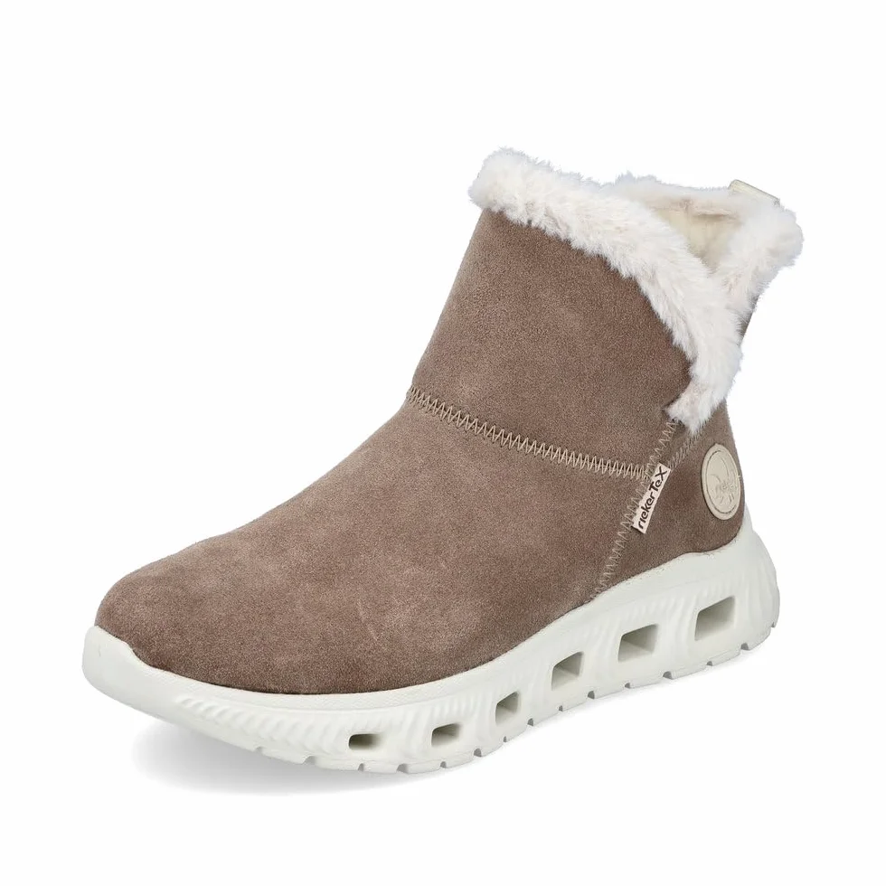 Rieker Mujer Botas M6050, señora Botas de Invierno,Repelente,riekerTEX