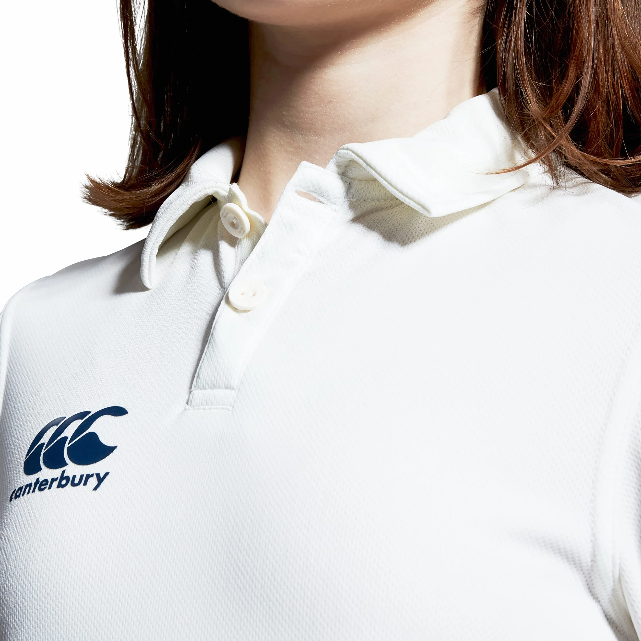 Canterbury Polo Shirt | Cricket Whites | Moisture Wicking Camisa de Polo Unisex Junior