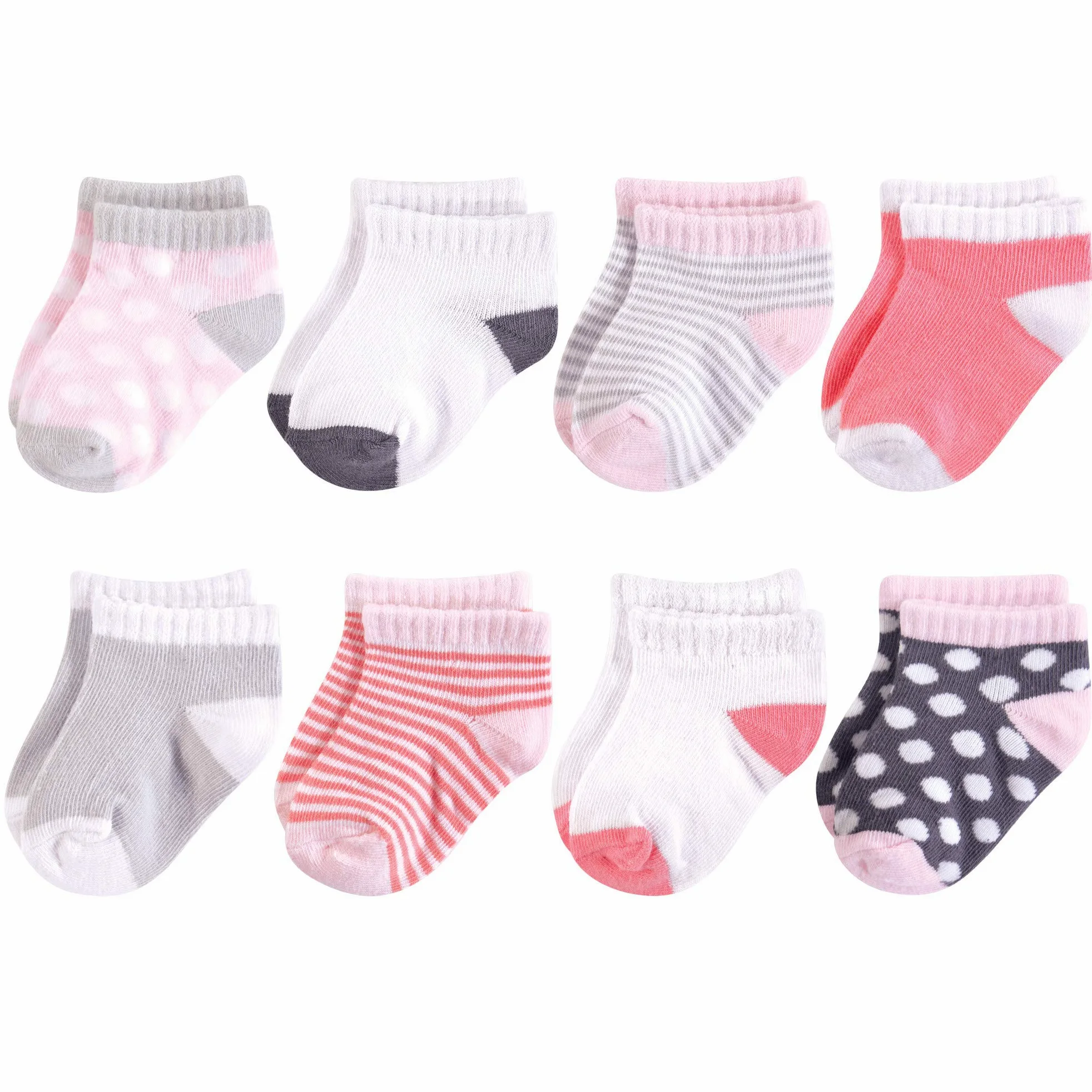 Luvable Friends Unisex bebé 26136 Medias casuales - Gris - 0-6 meses