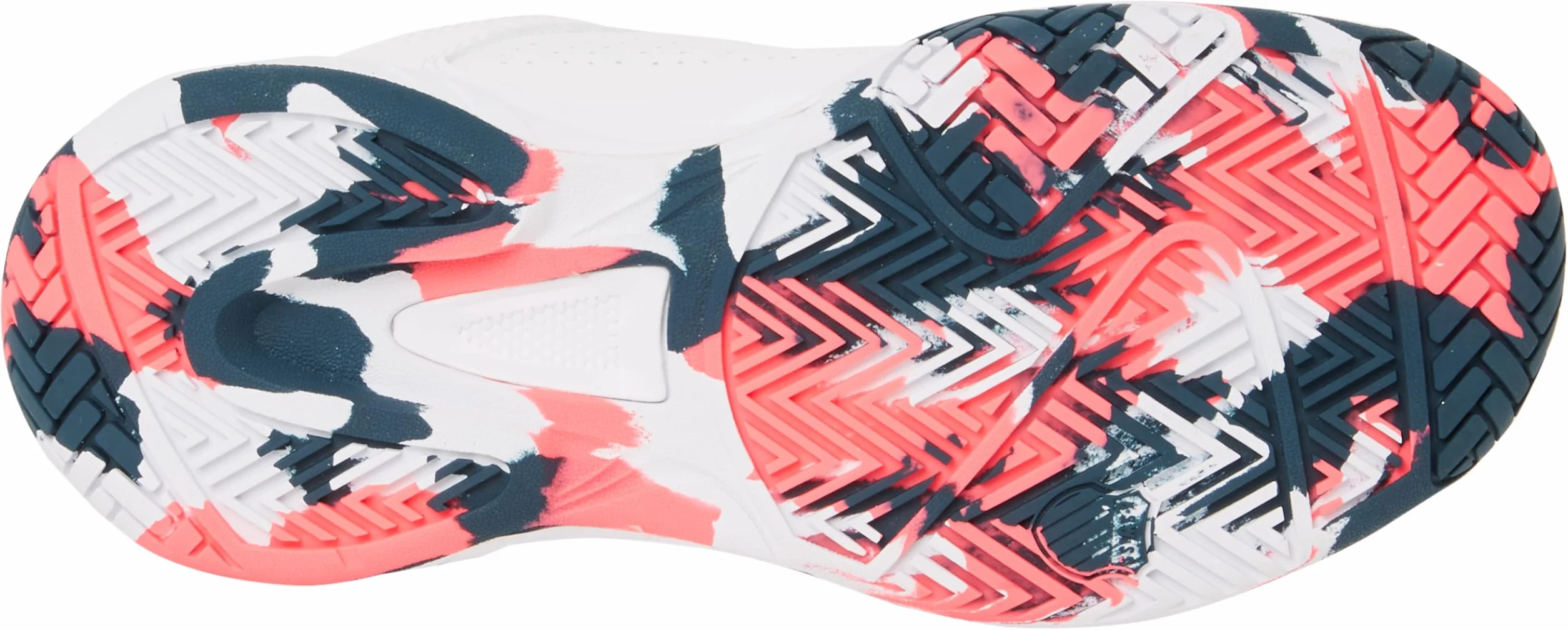 K-Swiss Court Express 2 Tenis Shoe White Stargazer Neon Blaze 32.5 EU