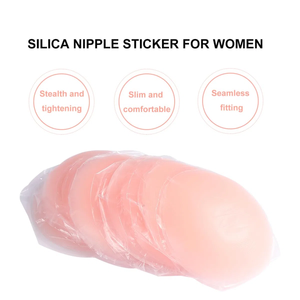 SOIMISS 36piezas Almohadillas De Reutilizables Para Pechos Para Mujeres Con Caja Impermeables y Antideslizantes Para Ropa Sin Espalda Tirantes