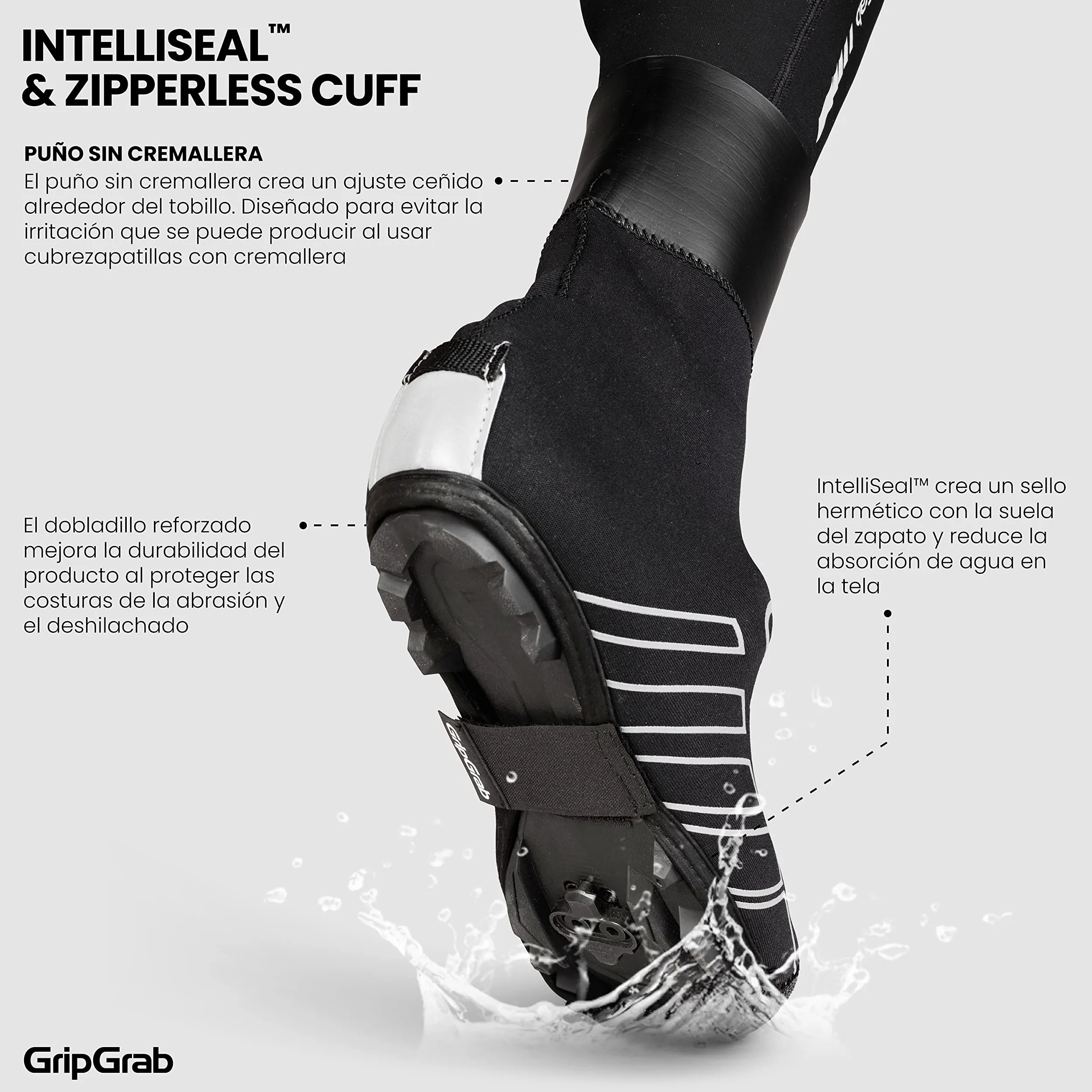 GripGrab Cubrezapatillas de Ciclismo RaceThermo X Neopreno 4mm Impermeables Cortavientos Invierno para Bicicleta MTB y Gravel