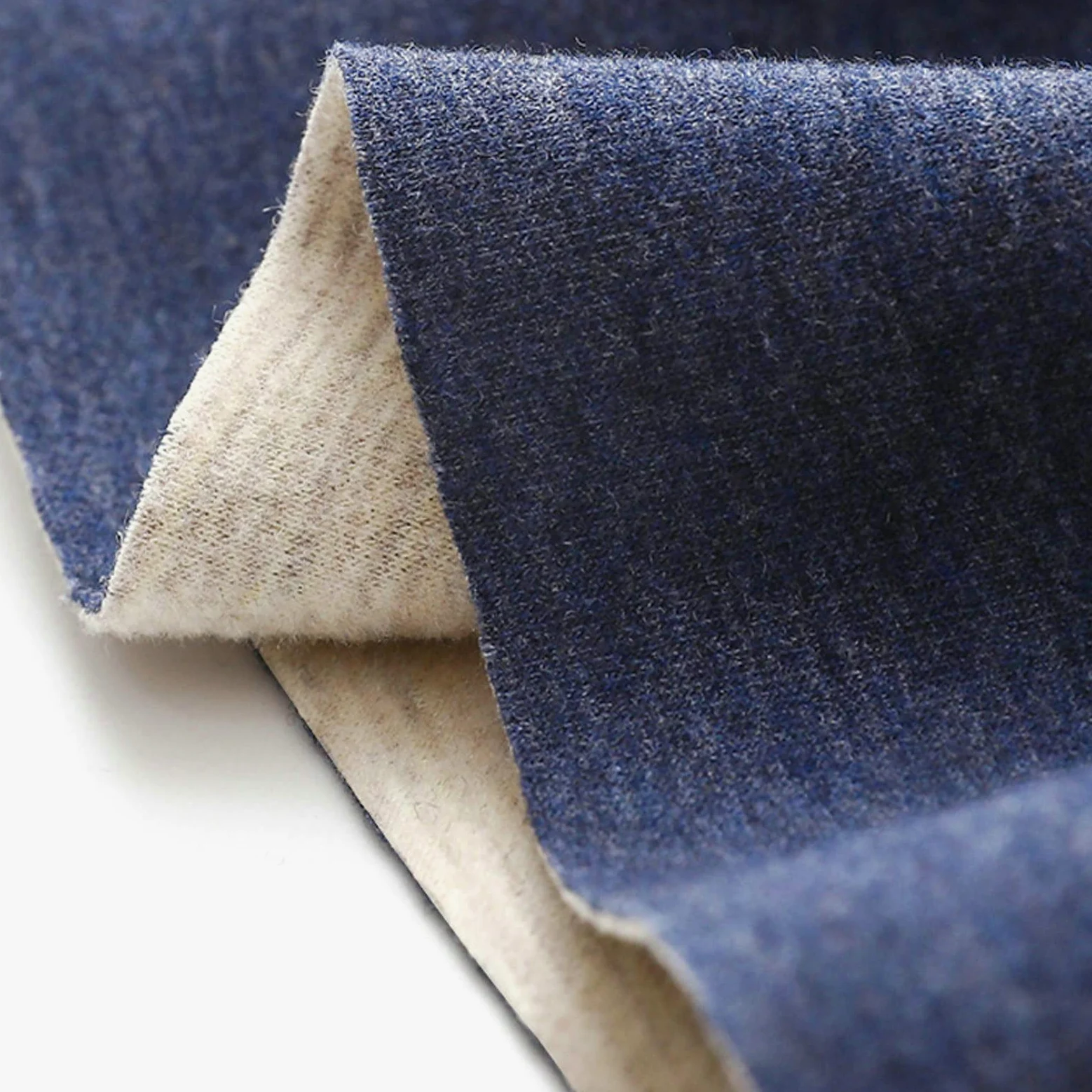 Aeici Ropa interior térmica Hombre Fibra Acrílico Cuello Redondo Top Manga Larga Hombre Azul Marino