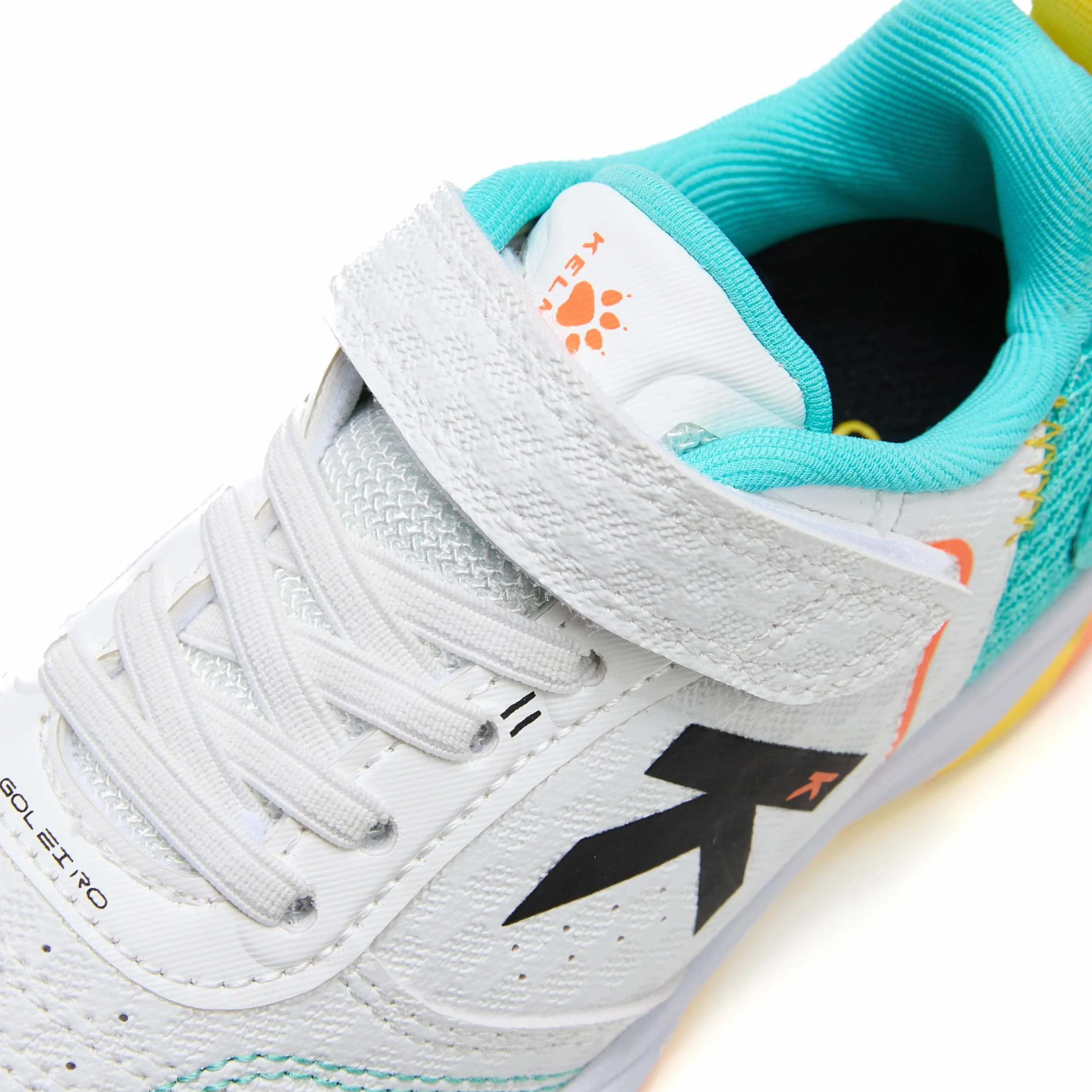 KELME Zapatilla De Niño Goleiro Elastic Indoor Blanco