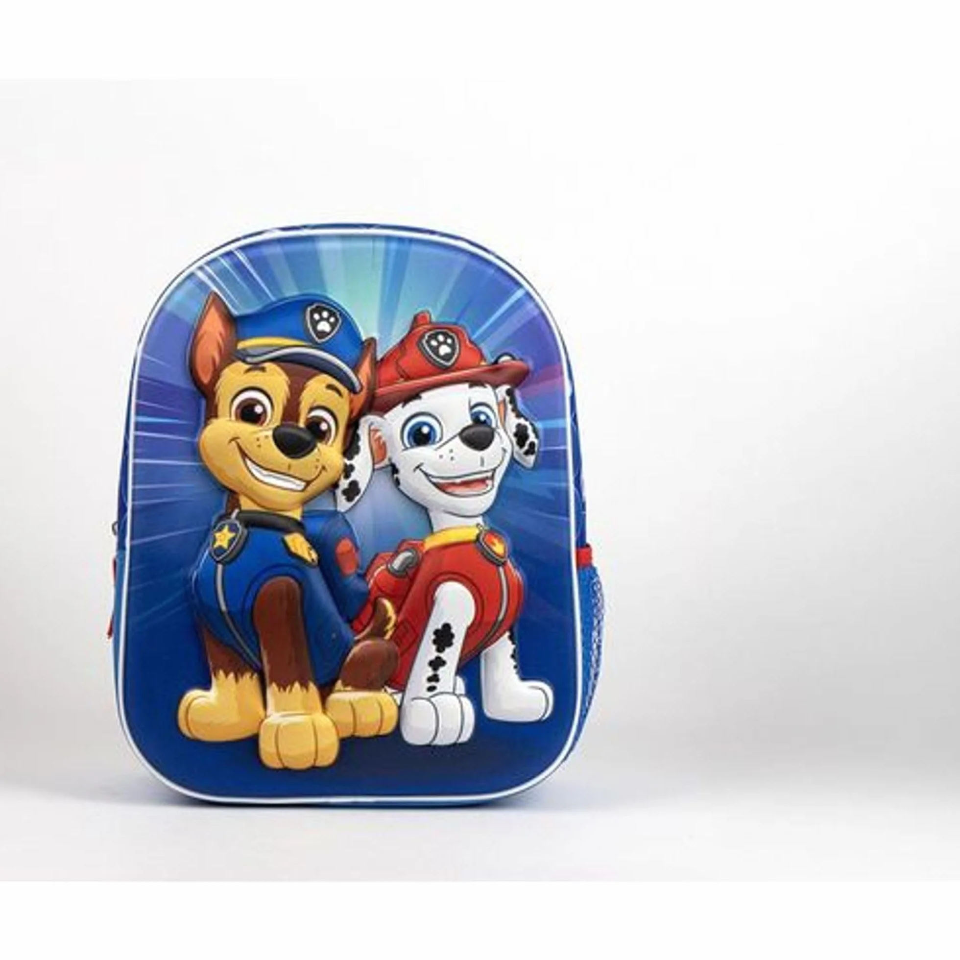 Patrulla Canina Mochila Infantil con Diseño 3D de Chase y Marshall - Mochila Escolar para Niños Fans de Paw Patrol Ideal para Guardería y Viajes