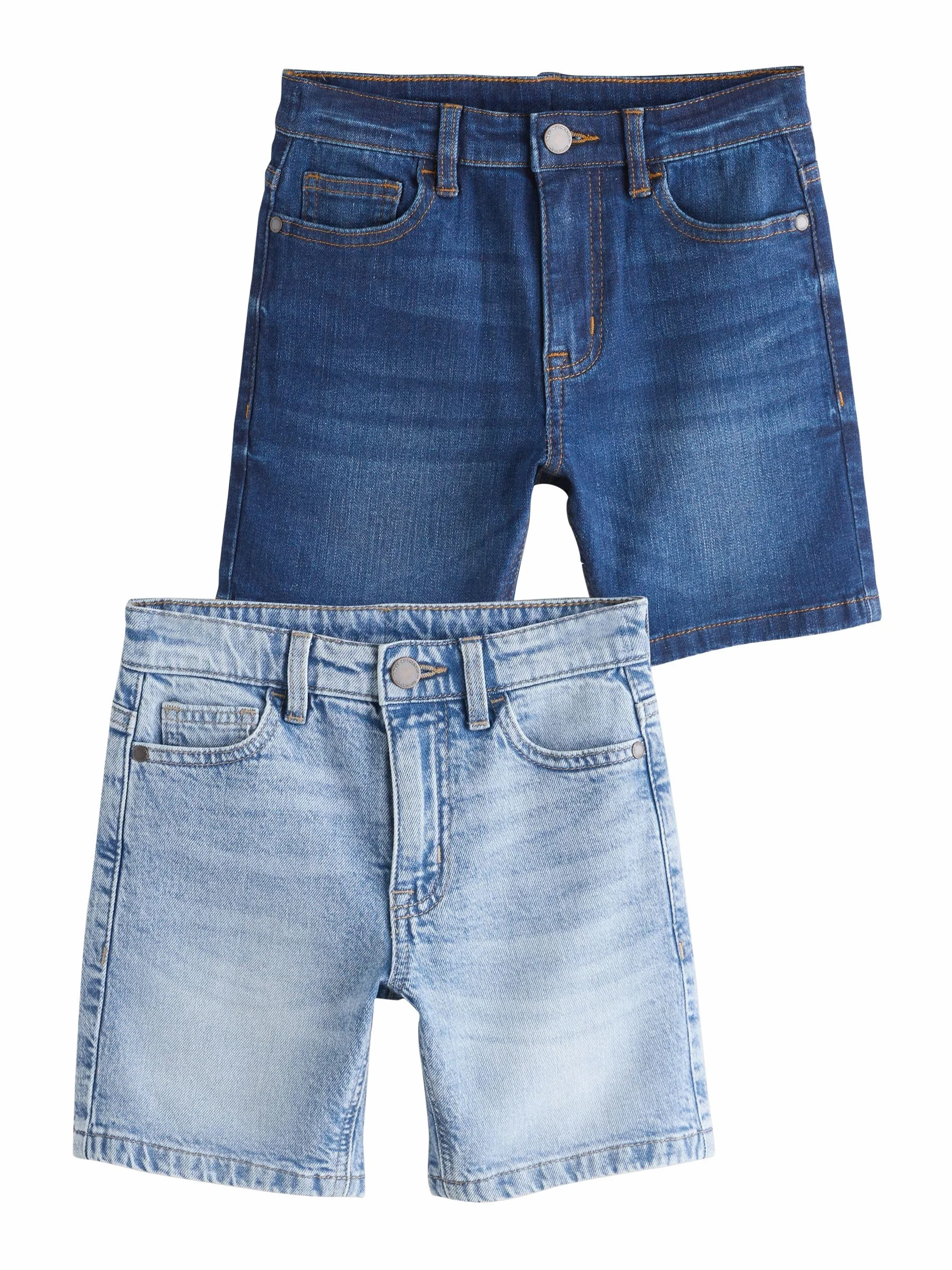 NEXT Niños Pack de 2 Pantalones Vaqueros Cortos